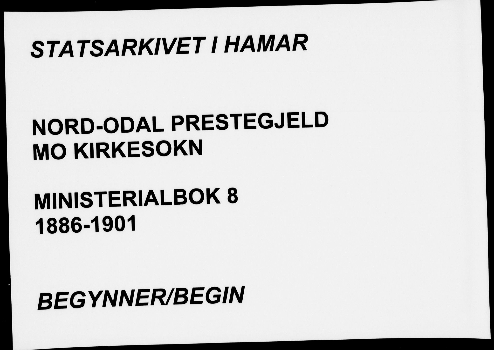 Nord-Odal prestekontor, SAH/PREST-032/H/Ha/Haa/L0008: Parish register (official) no. 8, 1886-1901