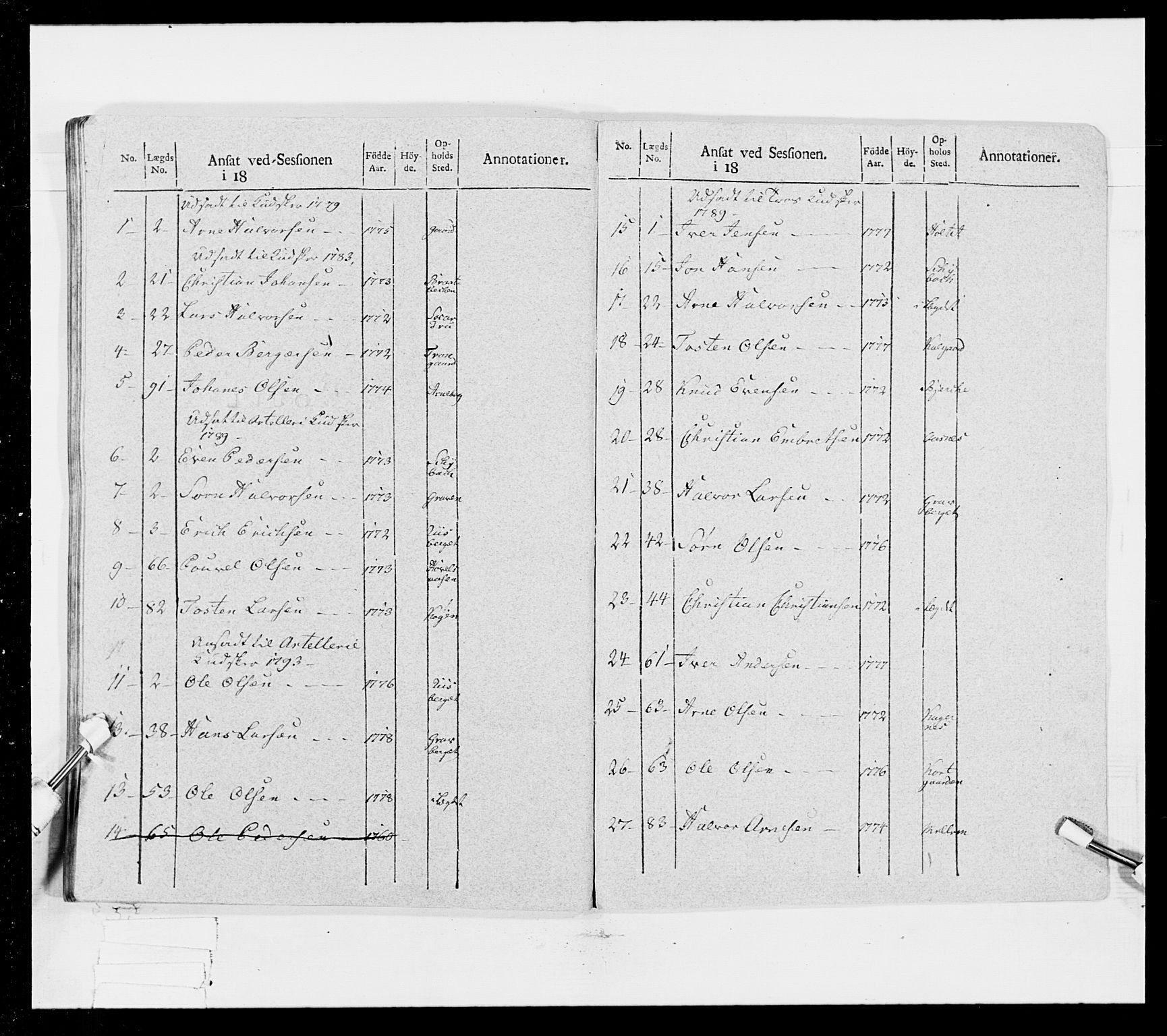 Generalitets- og kommissariatskollegiet, Det kongelige norske kommissariatskollegium, AV/RA-EA-5420/E/Eh/L0025: Skiløperkompaniene, 1766-1803, p. 485