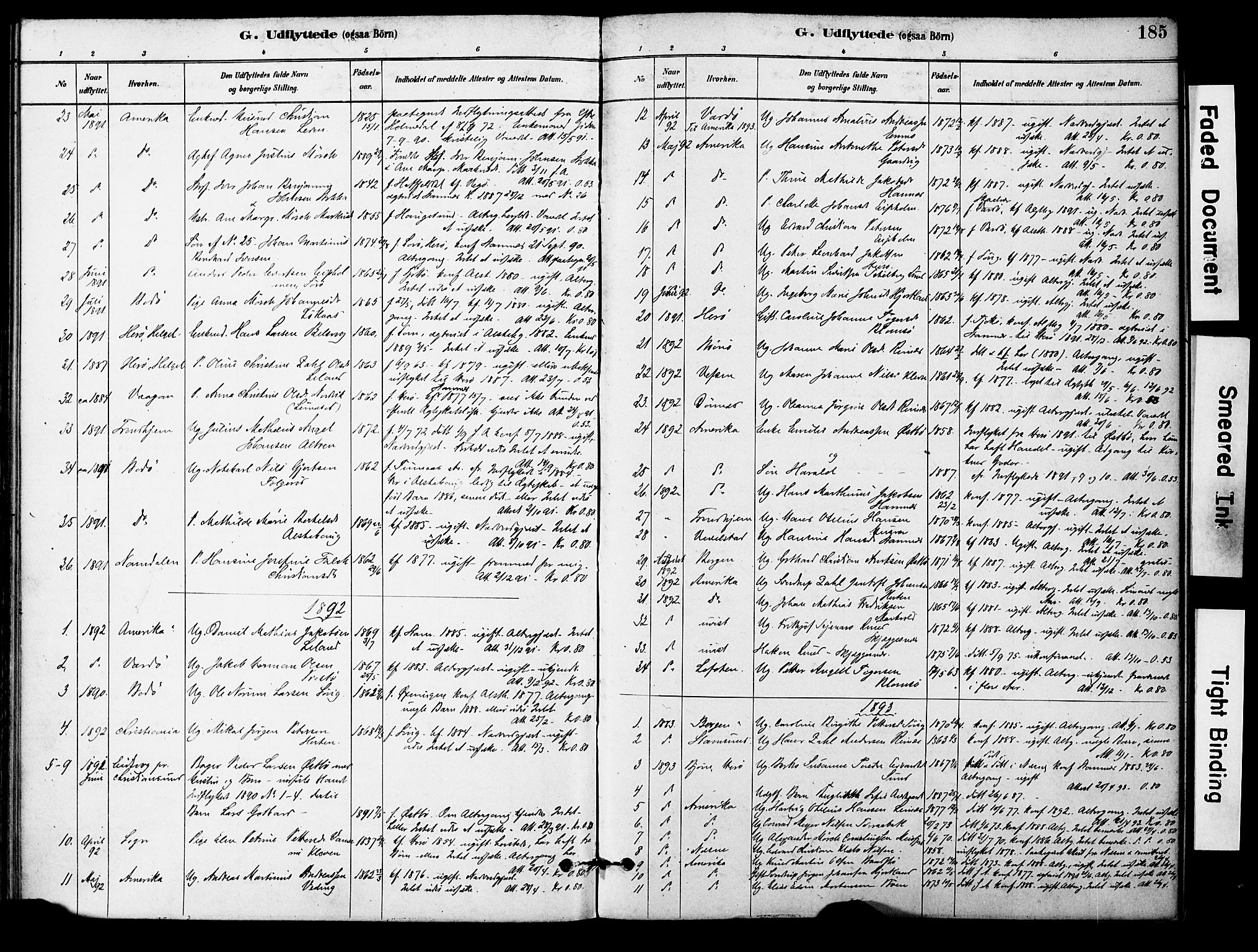 Ministerialprotokoller, klokkerbøker og fødselsregistre - Nordland, AV/SAT-A-1459/830/L0450: Parish register (official) no. 830A14, 1879-1896, p. 185