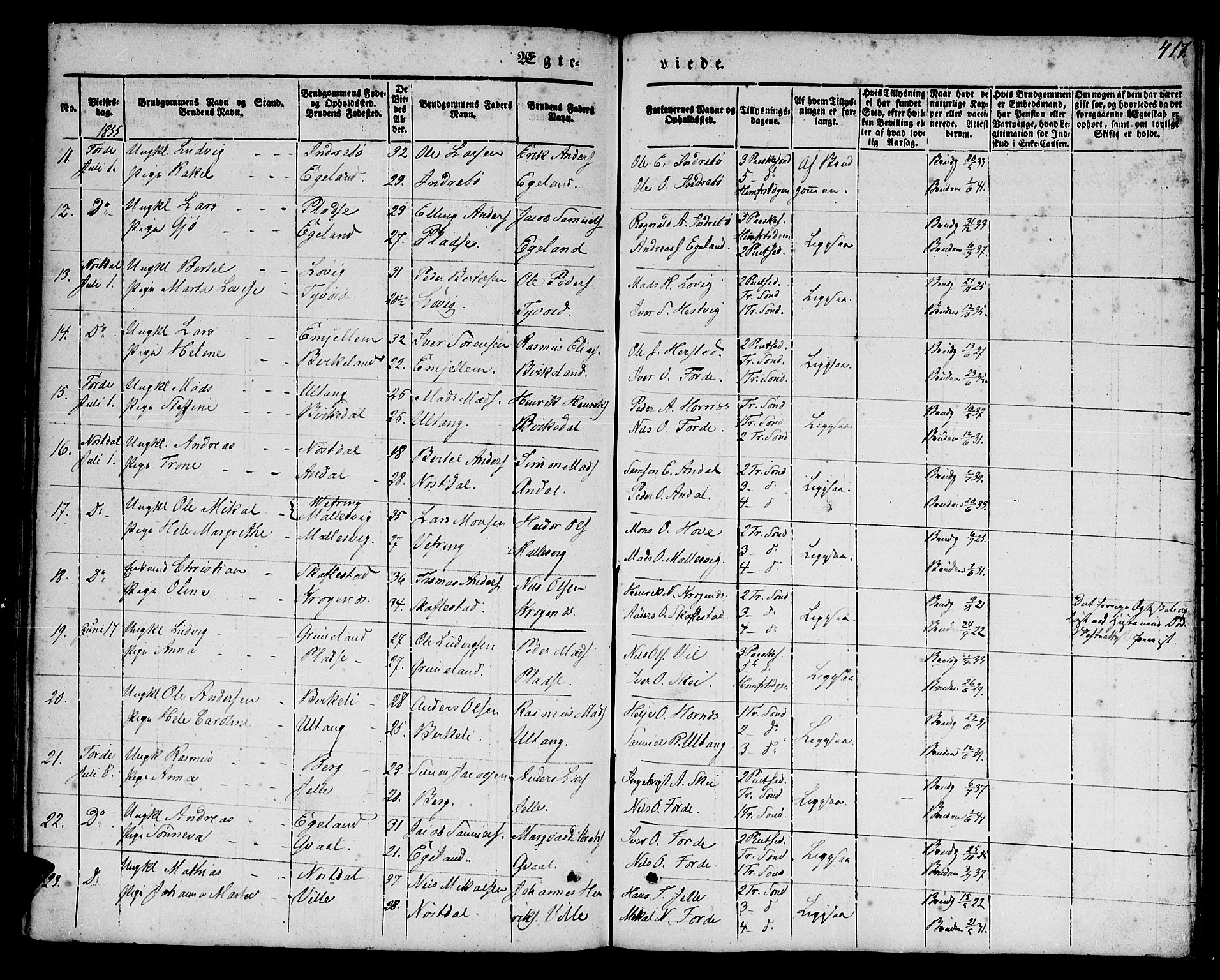 Førde sokneprestembete, SAB/A-79901/H/Haa/Haaa/L0007: Parish register (official) no. A 7, 1843-1860, p. 417