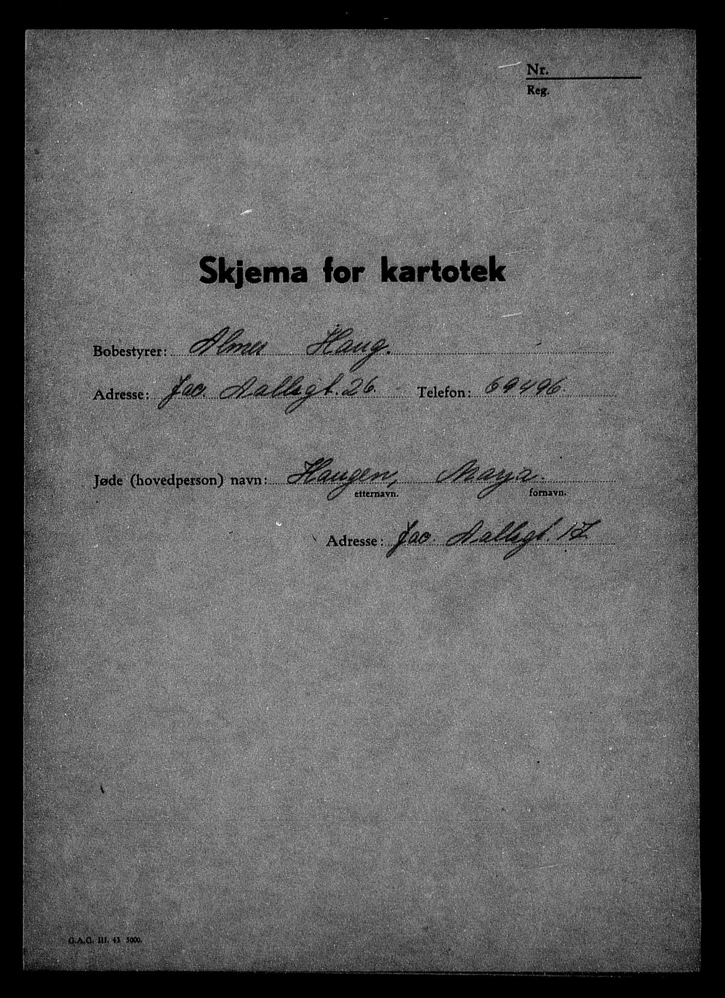 Justisdepartementet, Tilbakeføringskontoret for inndratte formuer, AV/RA-S-1564/H/Hc/Hcc/L0942: --, 1945-1947, p. 912