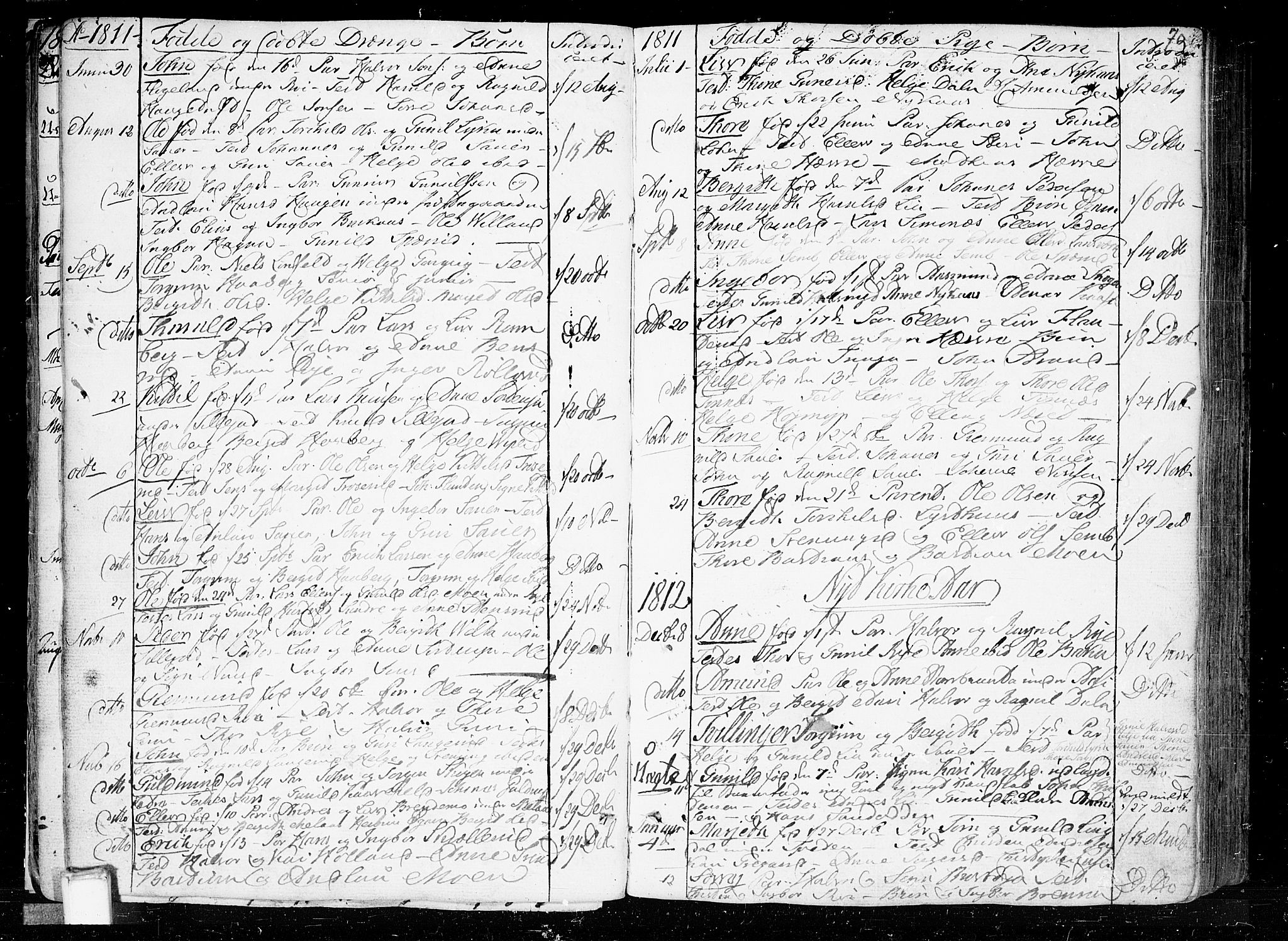 Heddal kirkebøker, SAKO/A-268/F/Fa/L0004: Parish register (official) no. I 4, 1784-1814, p. 70