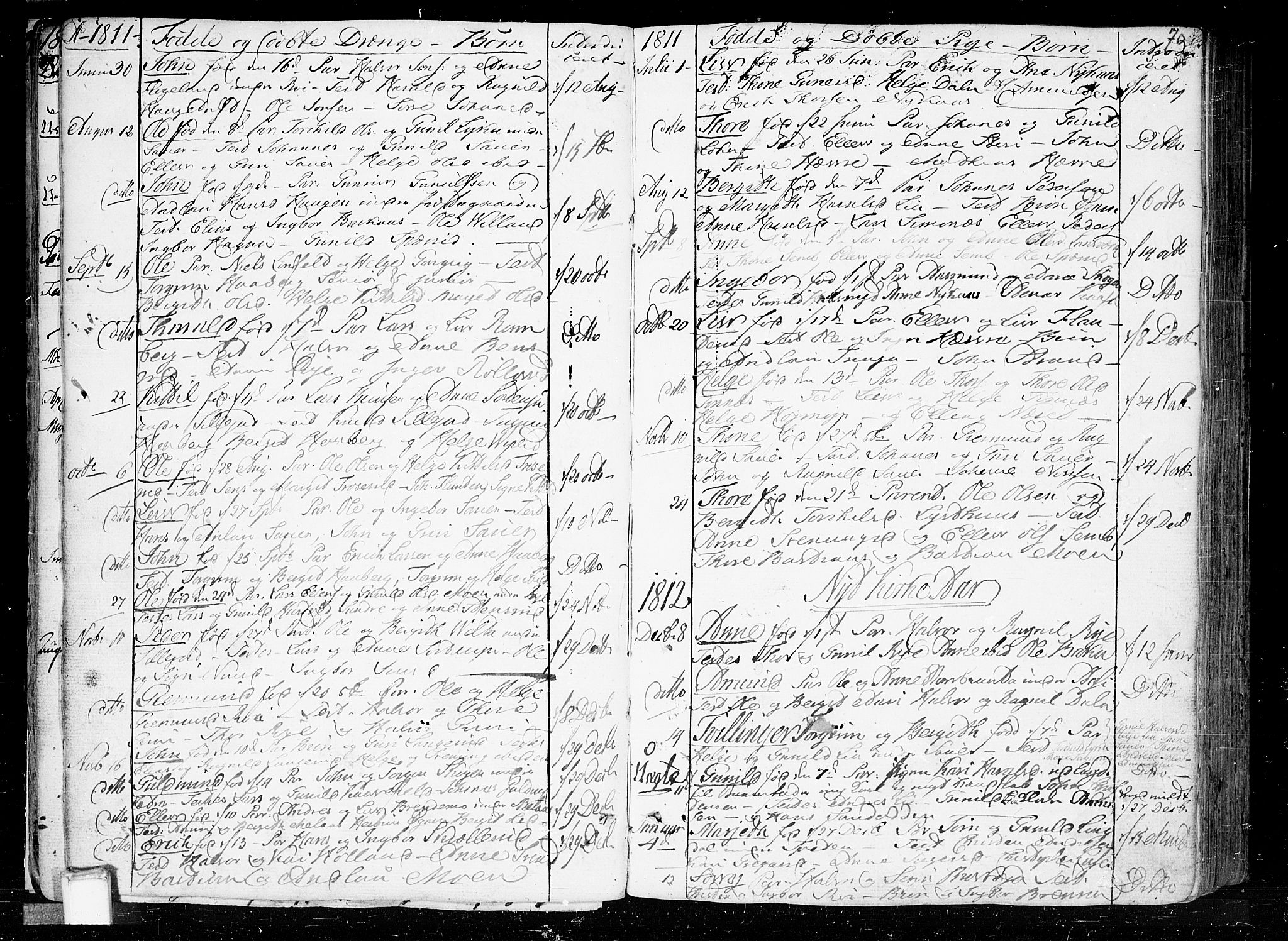 Heddal kirkebøker, AV/SAKO-A-268/F/Fa/L0004: Parish register (official) no. I 4, 1784-1814, p. 70