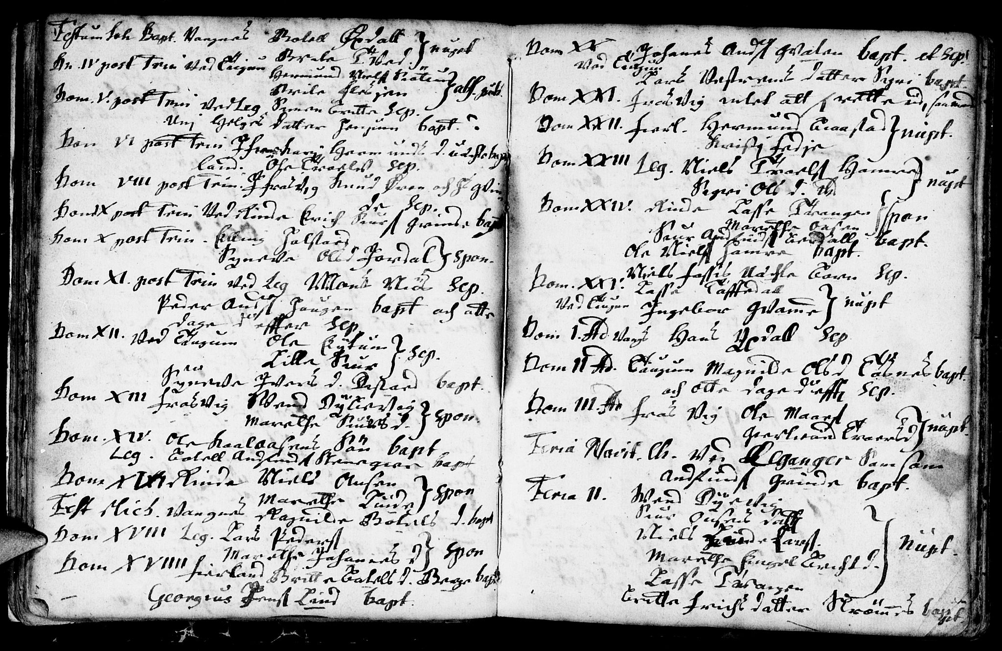 Leikanger sokneprestembete, SAB/A-81001: Parish register (official) no. A 1, 1690-1734, p. 17