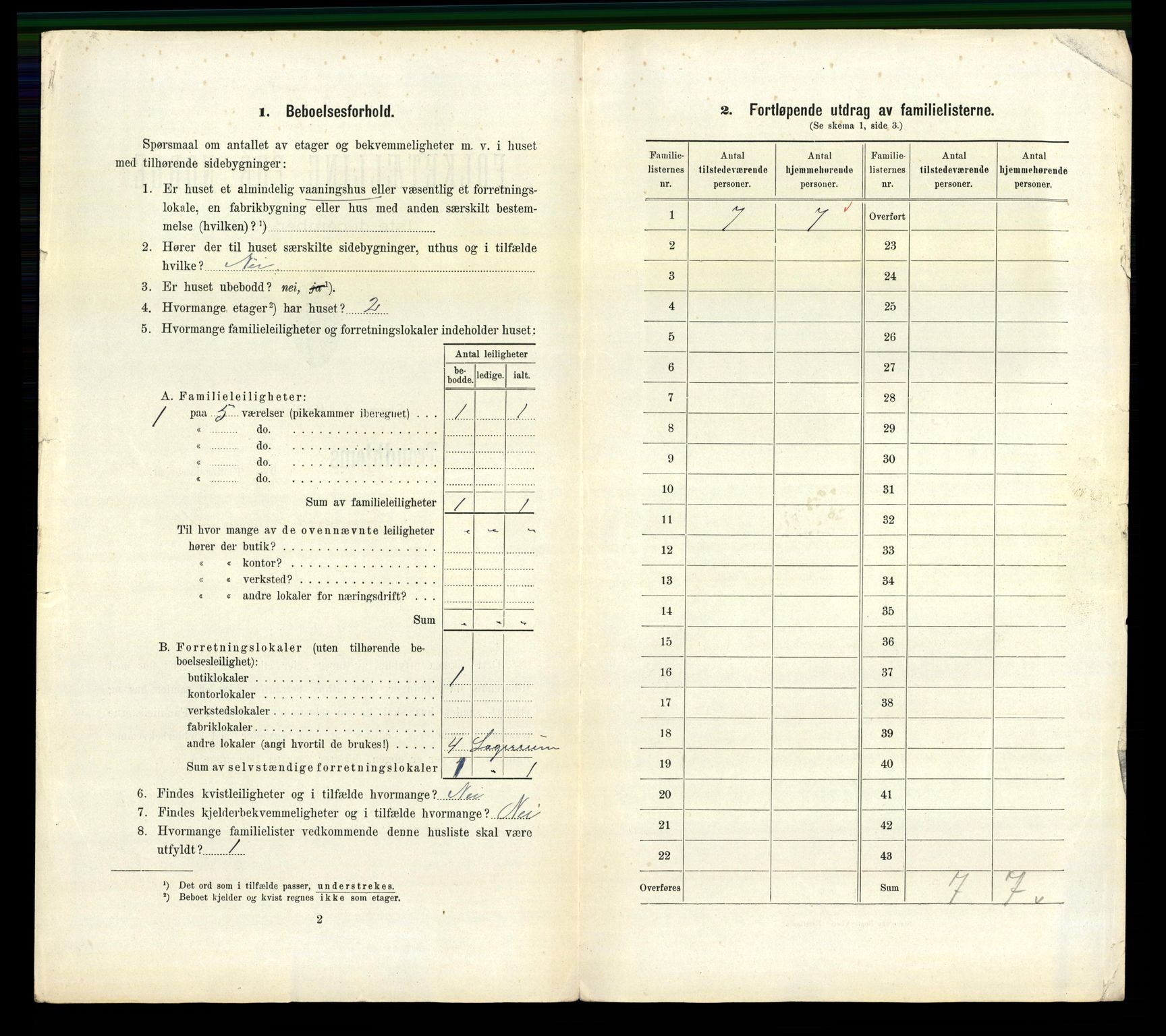 RA, 1910 census for Trondheim, 1910, p. 10704