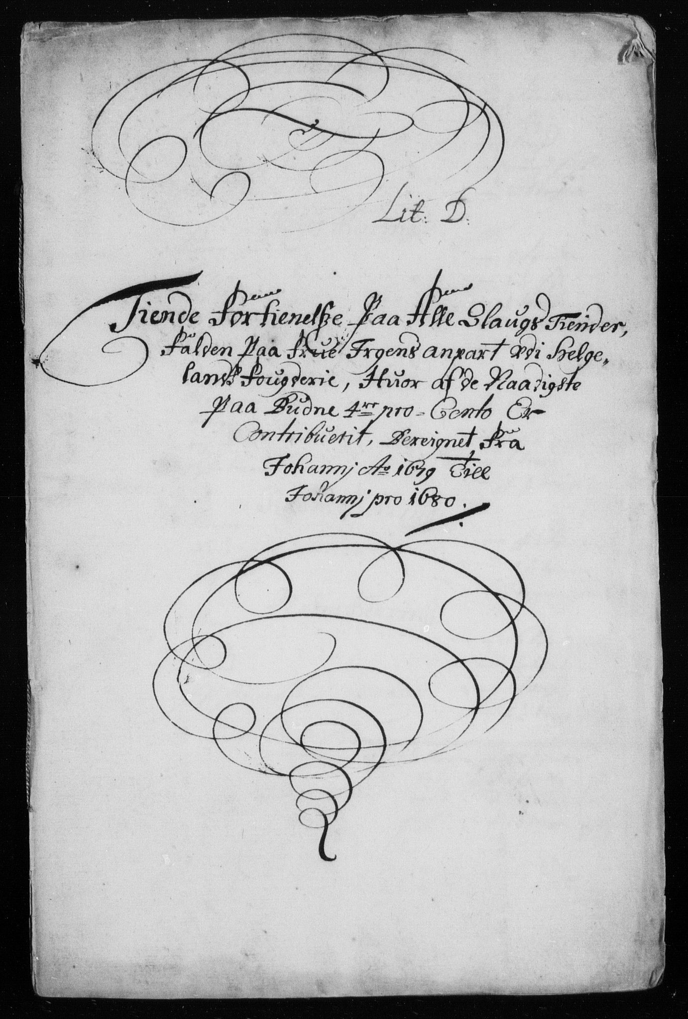 Rentekammeret inntil 1814, Reviderte regnskaper, Stiftamtstueregnskaper, Trondheim stiftamt og Nordland amt, AV/RA-EA-6044/R/Rh/L0007: Nordland amt, 1680