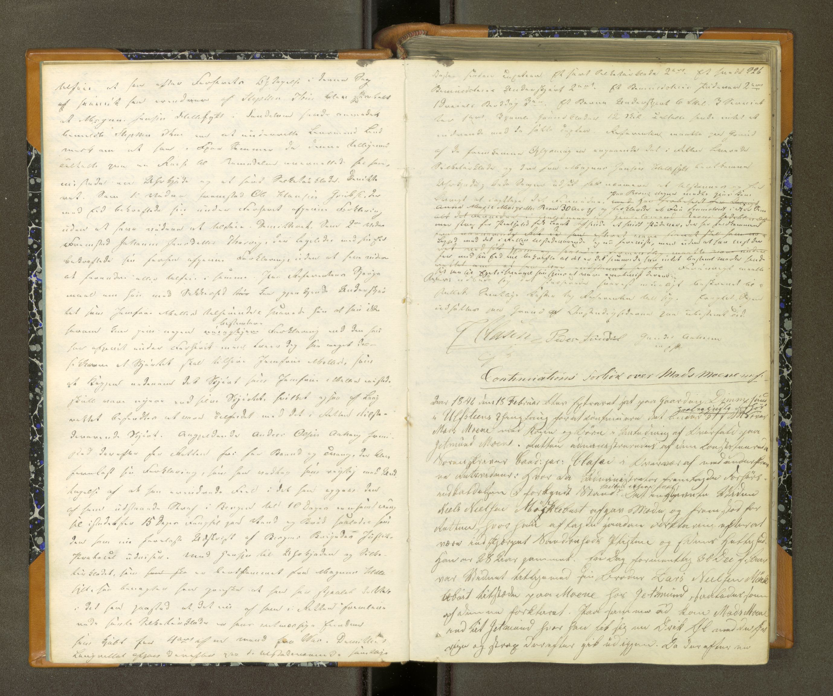 Søre Sunnmøre sorenskriveri, AV/SAT-A-4122/1/1/1A/L0009: Tingbok, 1846-1850, p. 225b-226a
