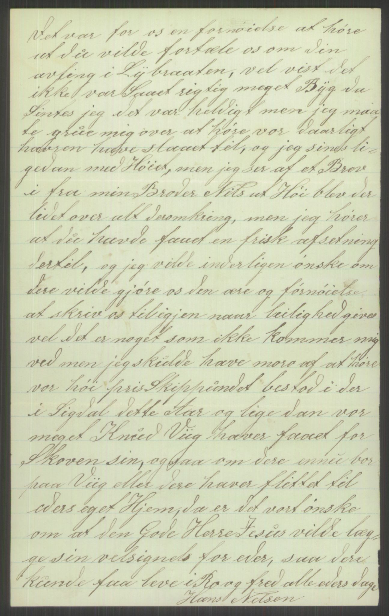 Samlinger til kildeutgivelse, Amerikabrevene, AV/RA-EA-4057/F/L0021: Innlån fra Buskerud: Michalsen - Ål bygdearkiv, 1838-1914, p. 592