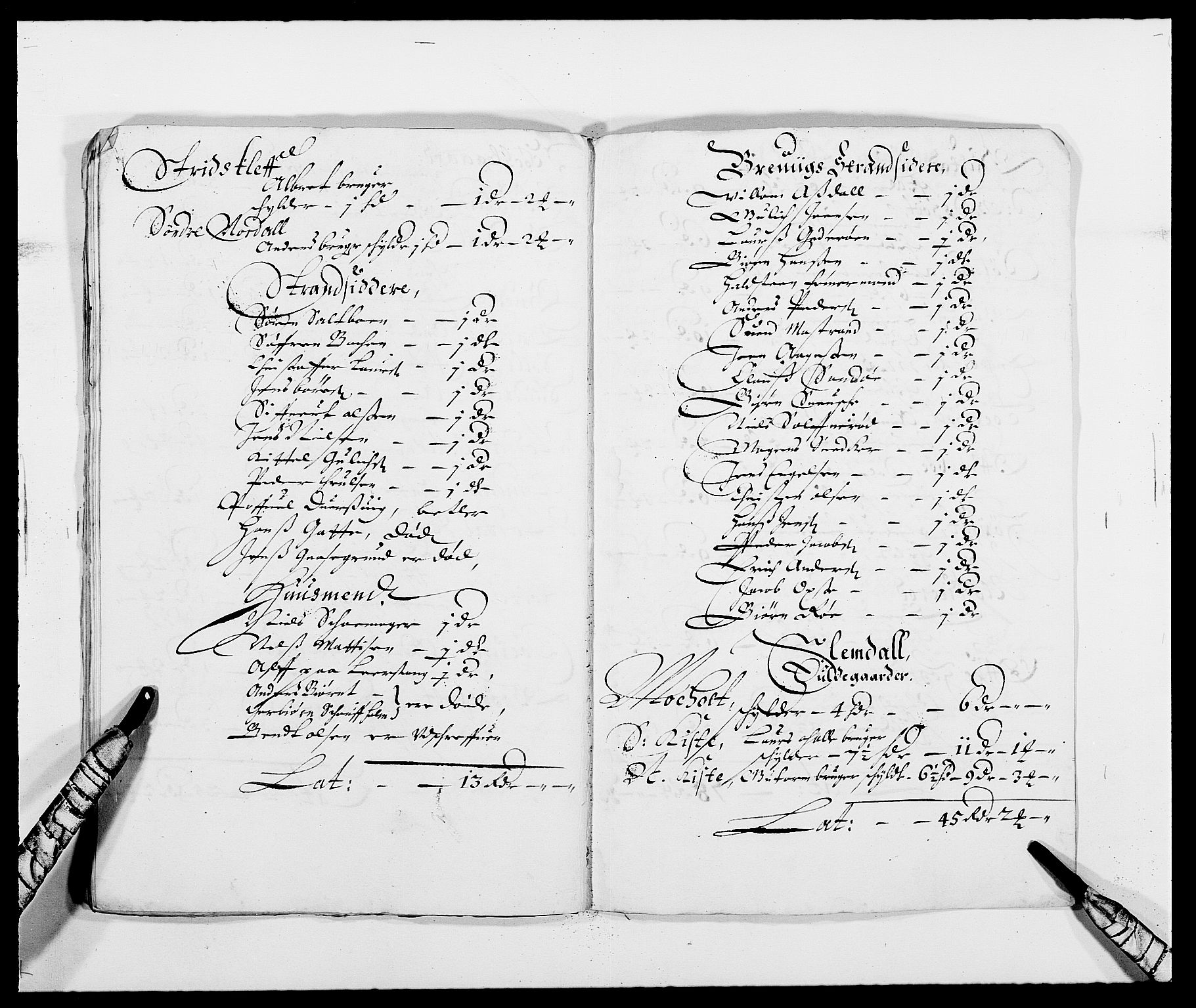 Rentekammeret inntil 1814, Reviderte regnskaper, Fogderegnskap, AV/RA-EA-4092/R34/L2040: Fogderegnskap Bamble, 1662-1669, p. 155