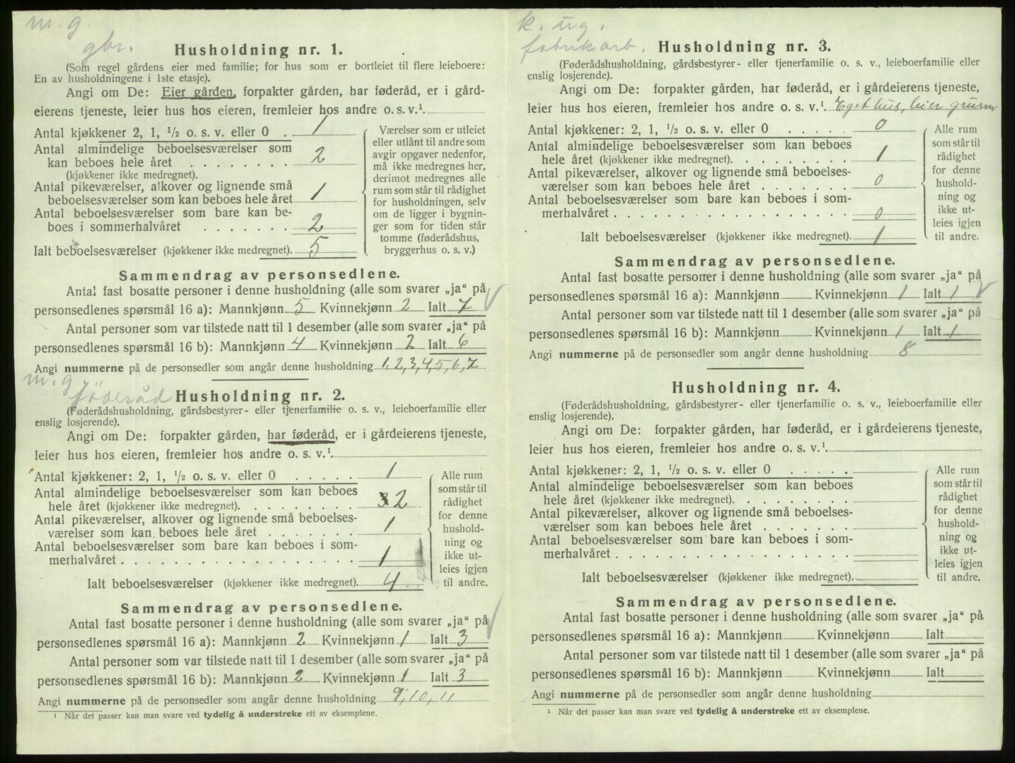 SAB, 1920 census for Askvoll, 1920, p. 472