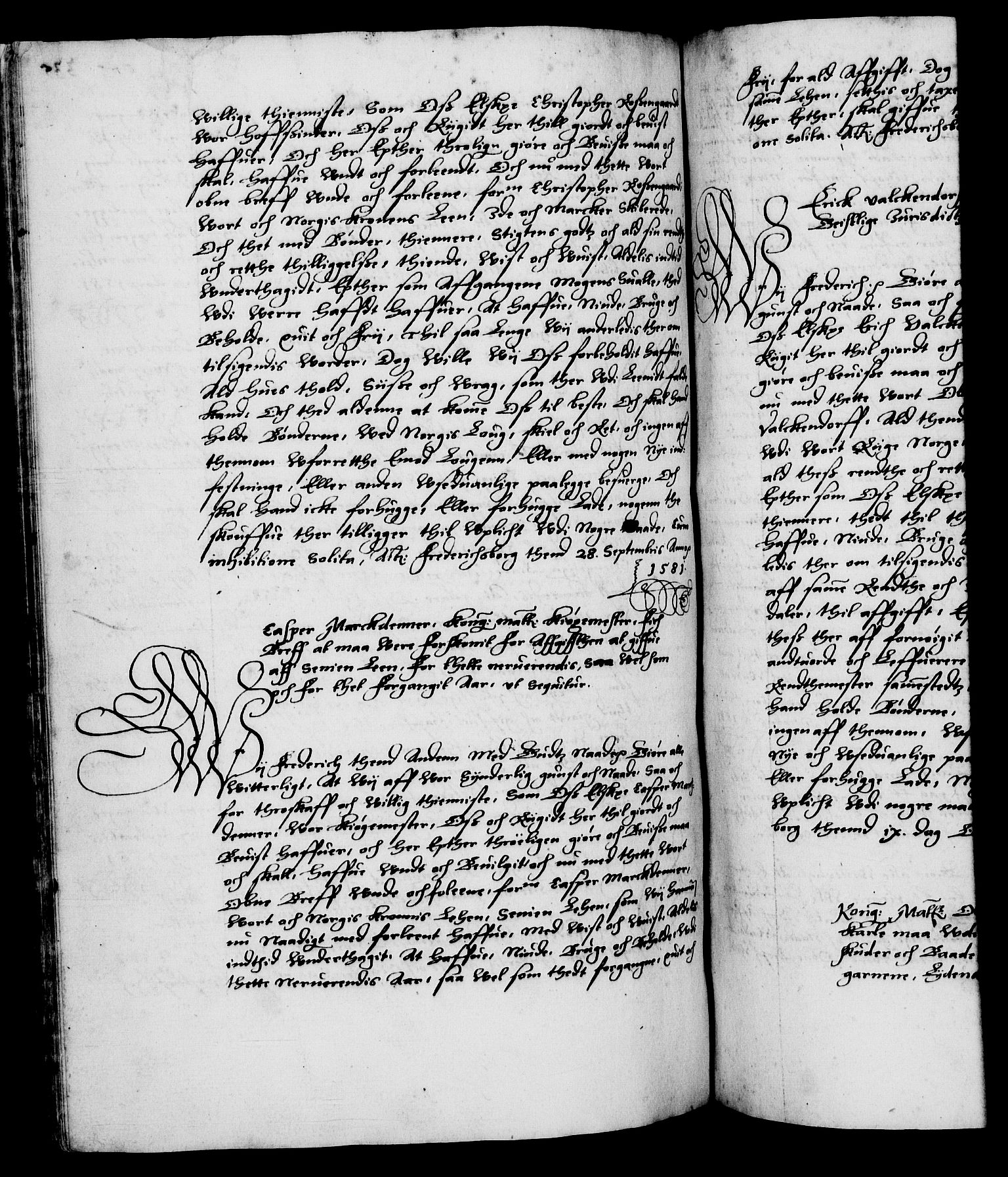 Danske Kanselli 1572-1799, RA/EA-3023/F/Fc/Fca/Fcaa/L0001: Norske registre (mikrofilm), 1572-1588, p. 335b