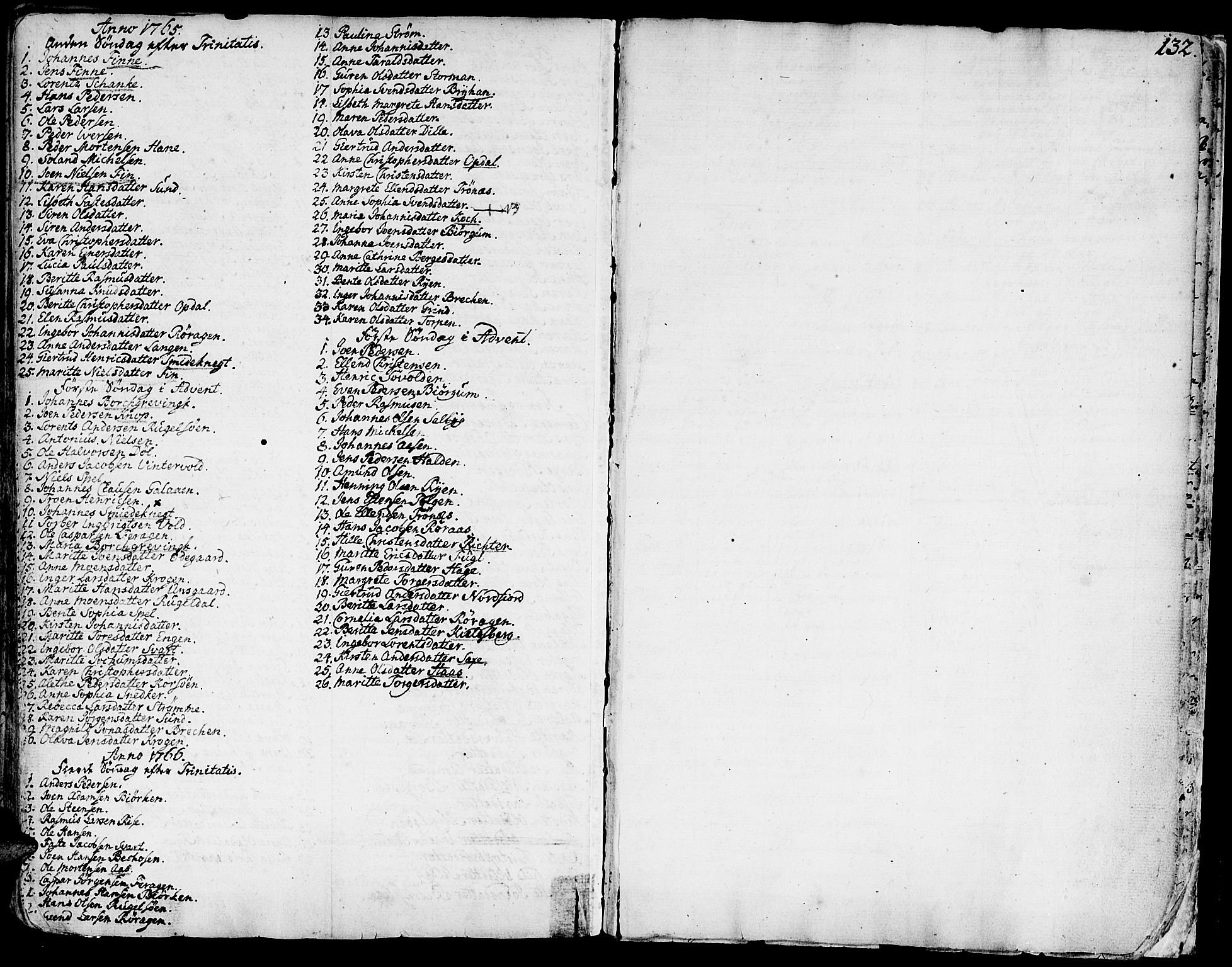 Ministerialprotokoller, klokkerbøker og fødselsregistre - Sør-Trøndelag, SAT/A-1456/681/L0925: Parish register (official) no. 681A03, 1727-1766, p. 132