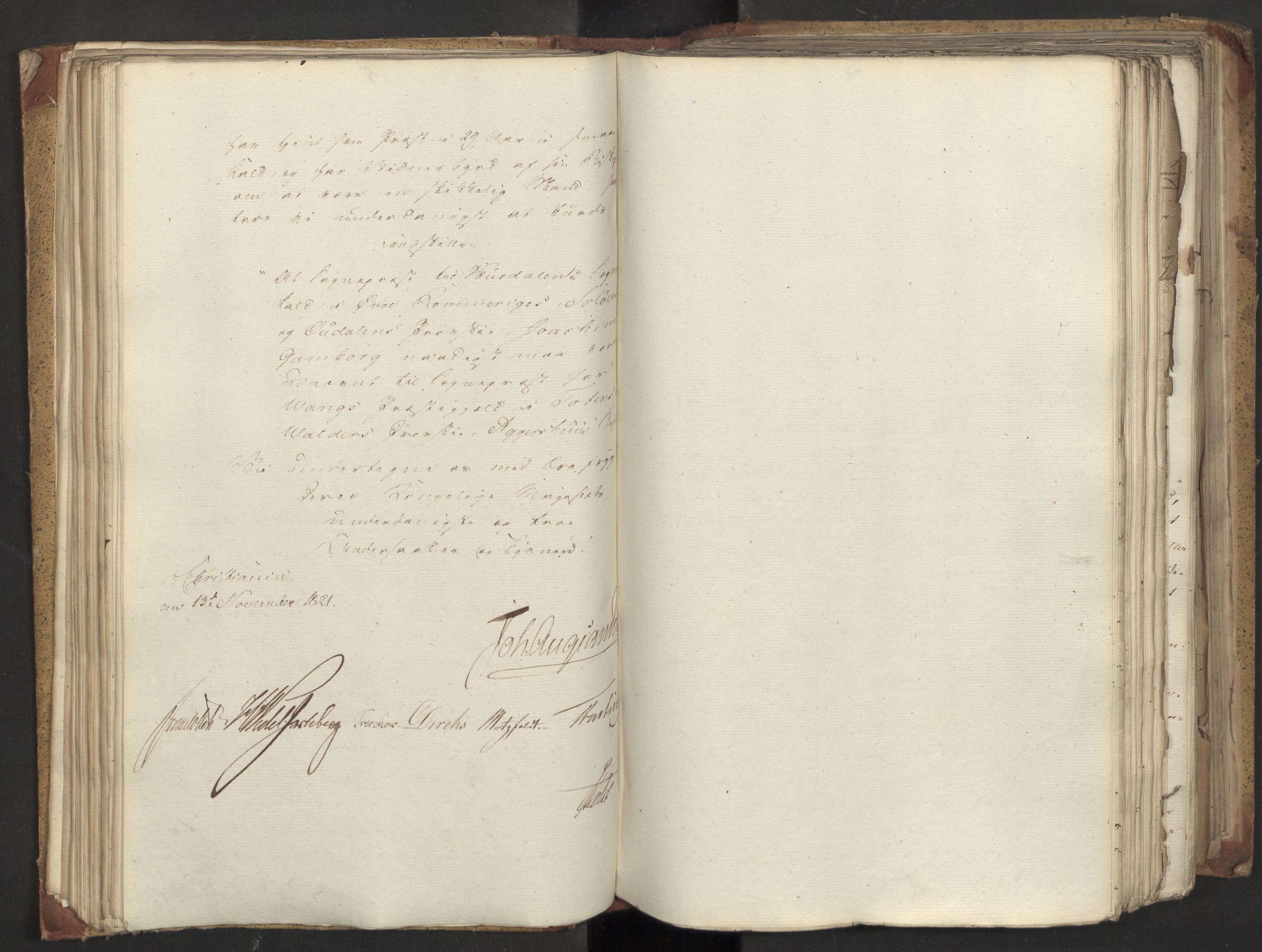 Statsrådsavdelingen i Stockholm, AV/RA-S-1003/D/Da/L0028: Regjeringsinnstillinger nr. 5437-5586, 1821, p. 83