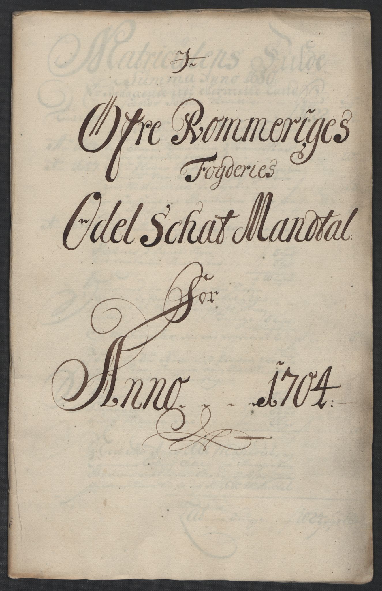 Rentekammeret inntil 1814, Reviderte regnskaper, Fogderegnskap, RA/EA-4092/R12/L0717: Fogderegnskap Øvre Romerike, 1704-1705, p. 154