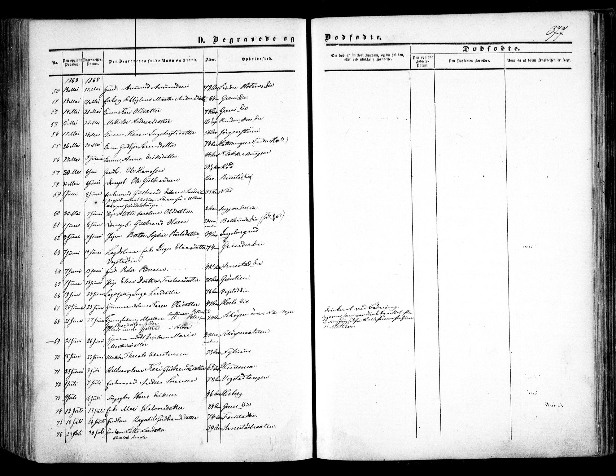 Nes prestekontor Kirkebøker, AV/SAO-A-10410/F/Fa/L0008: Parish register (official) no. I 8, 1859-1874, p. 377