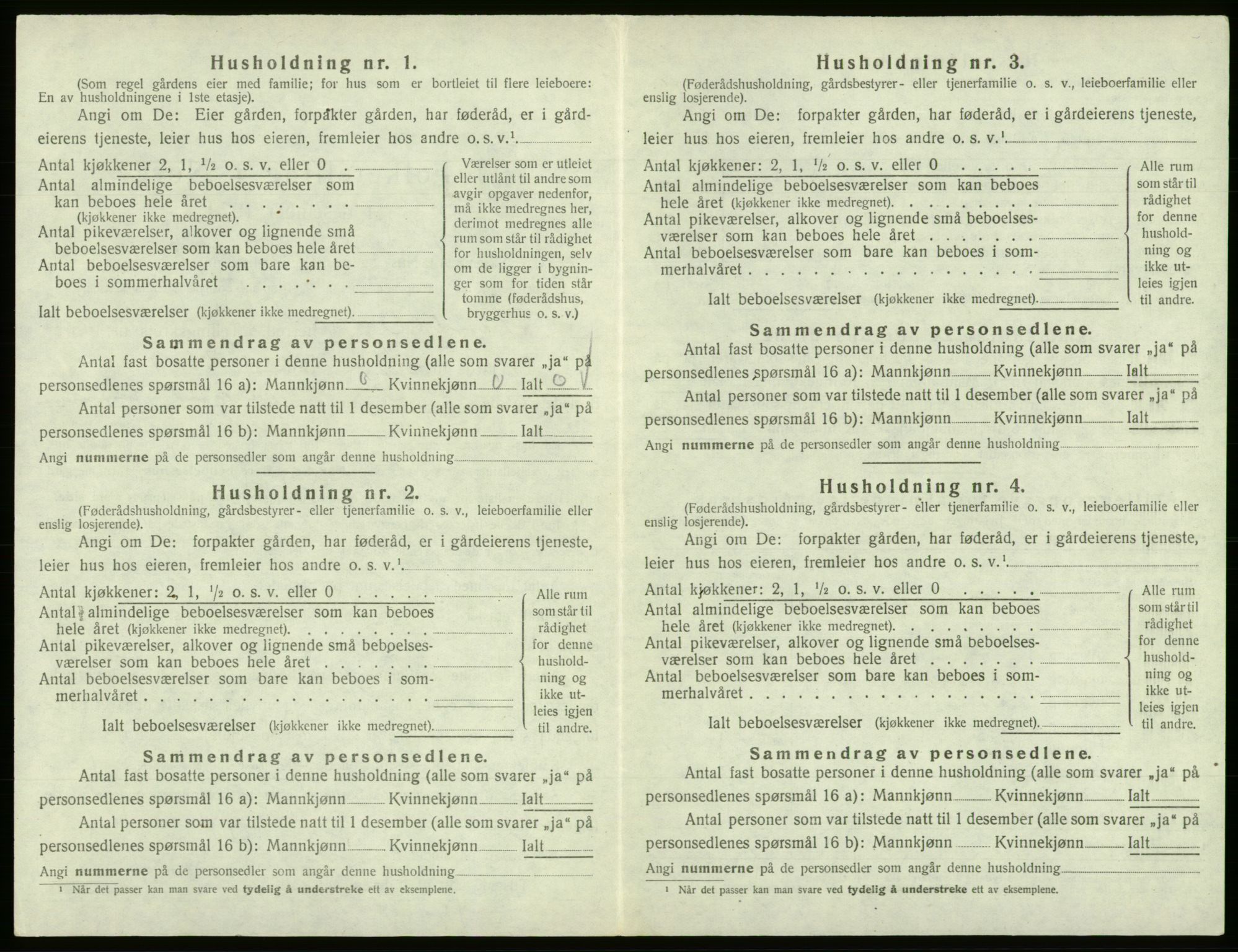 SAB, 1920 census for Strandvik, 1920, p. 280