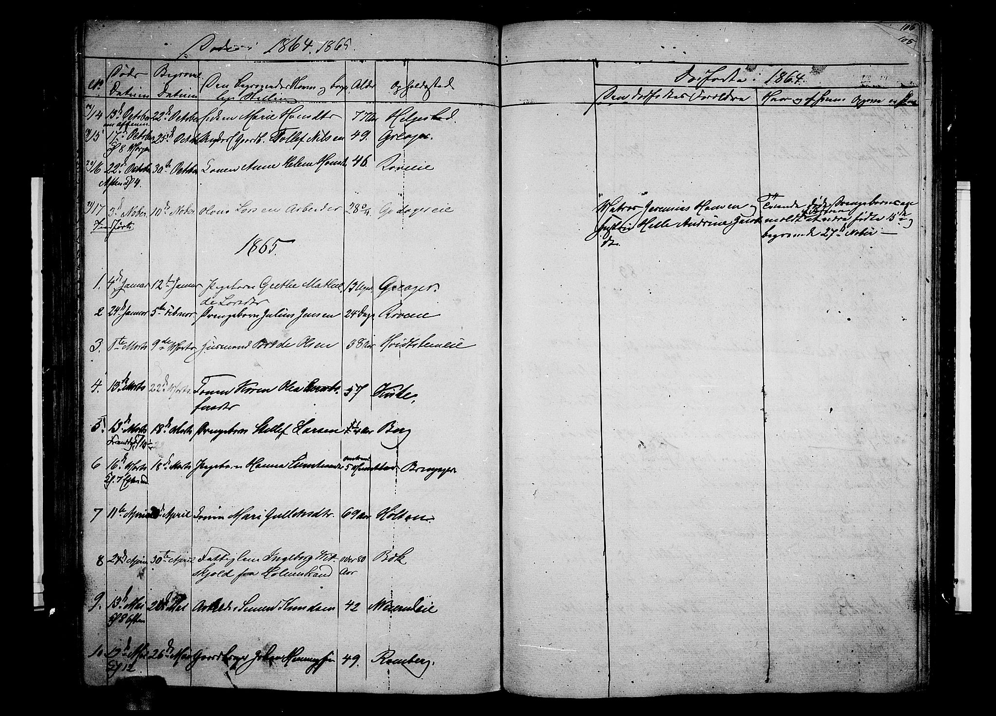Botne kirkebøker, SAKO/A-340/G/Ga/L0001: Parish register (copy) no. I 1, 1854-1867, p. 104