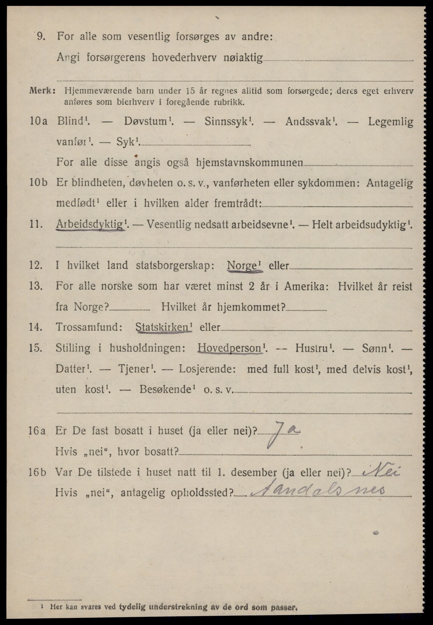 SAT, 1920 census for Ørsta, 1920, p. 6633