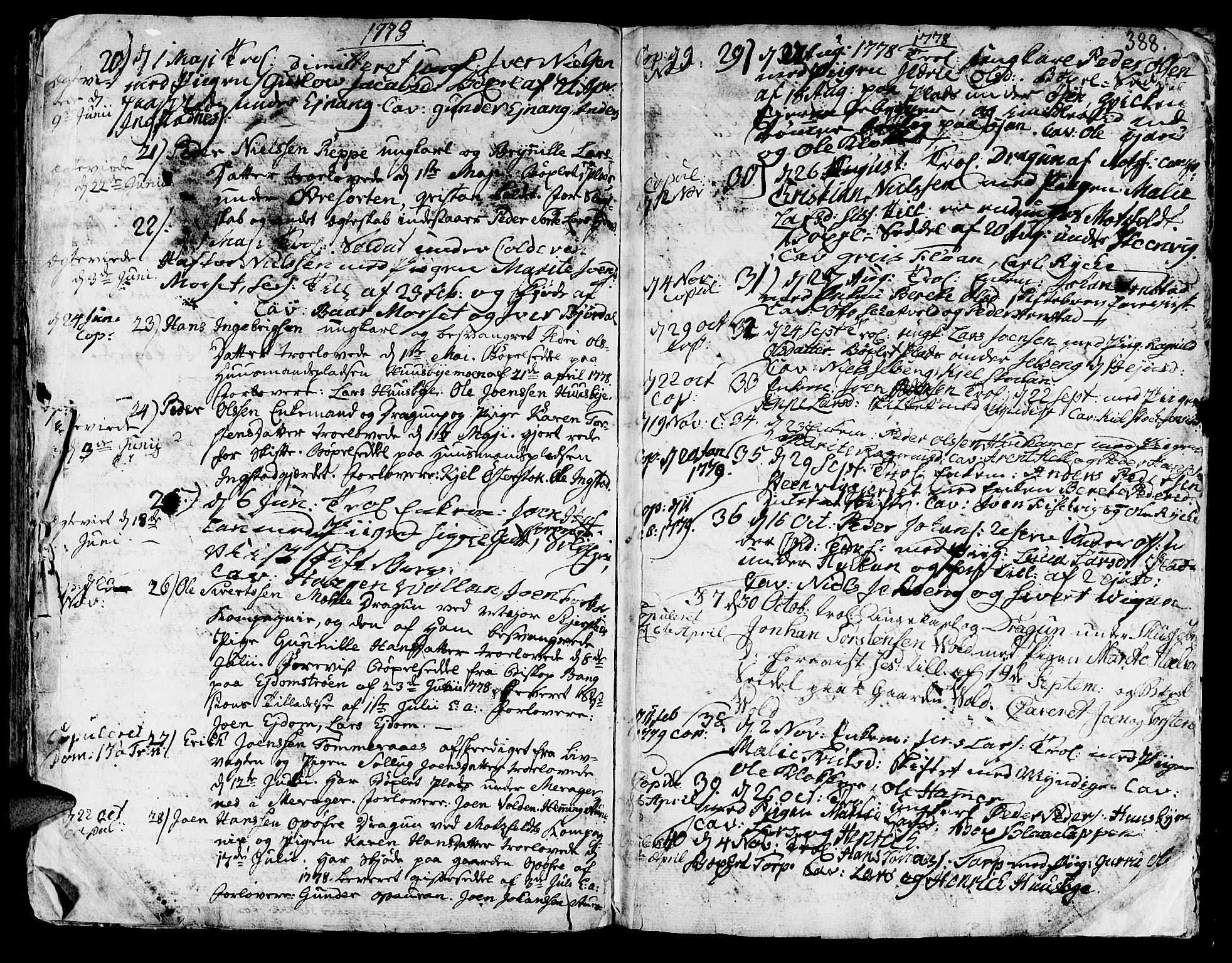 Ministerialprotokoller, klokkerbøker og fødselsregistre - Nord-Trøndelag, SAT/A-1458/709/L0057: Parish register (official) no. 709A05, 1755-1780, p. 388