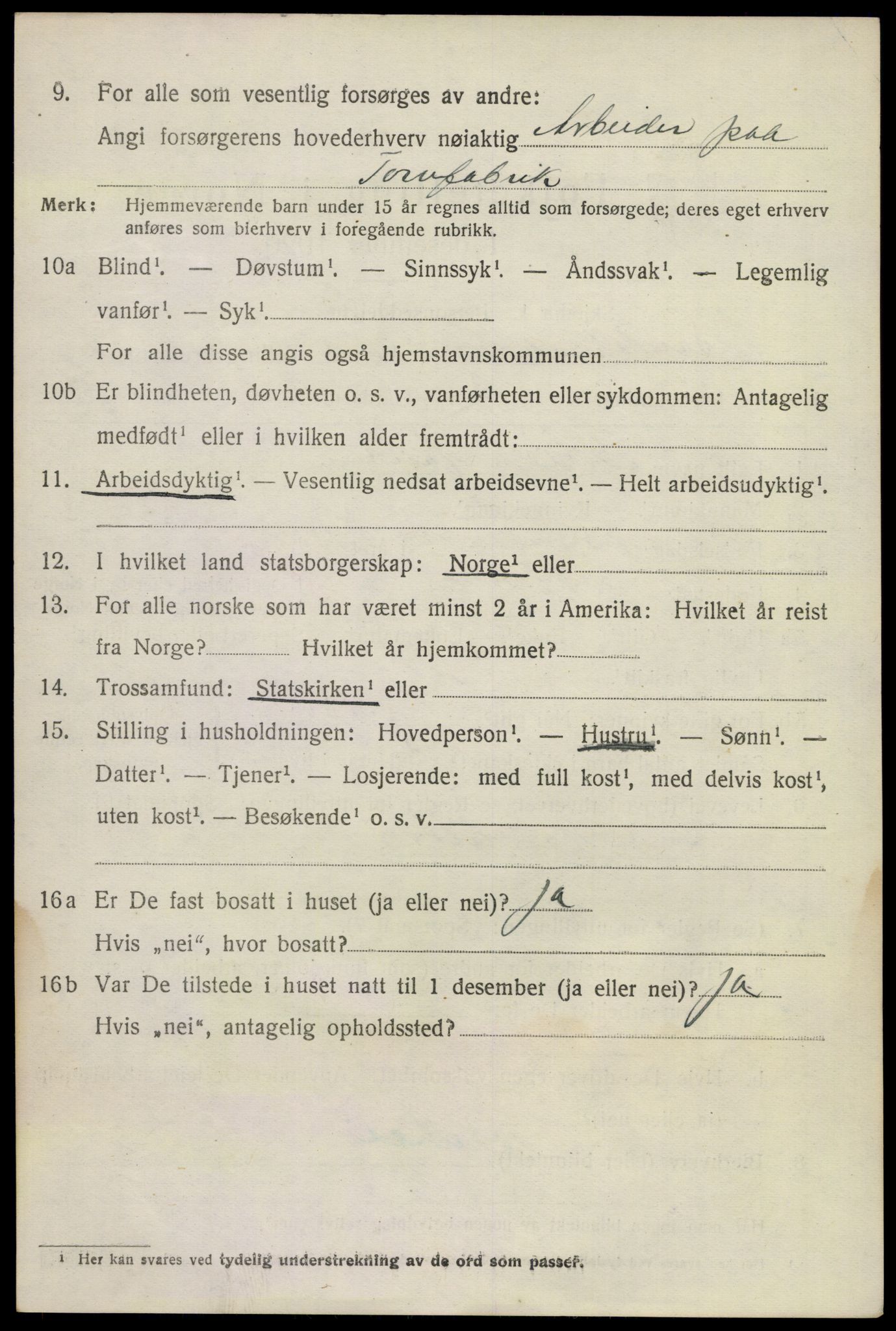 SAKO, 1920 census for Sandeherred, 1920, p. 4135