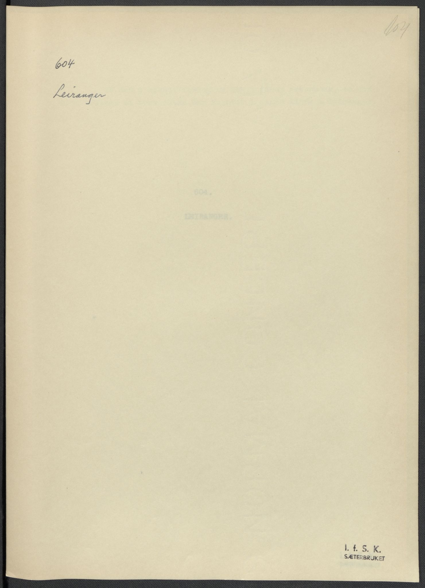 Instituttet for sammenlignende kulturforskning, RA/PA-0424/F/Fc/L0016/0002: Eske B16: / Nordland (perm XLVII), 1932-1936, p. 104