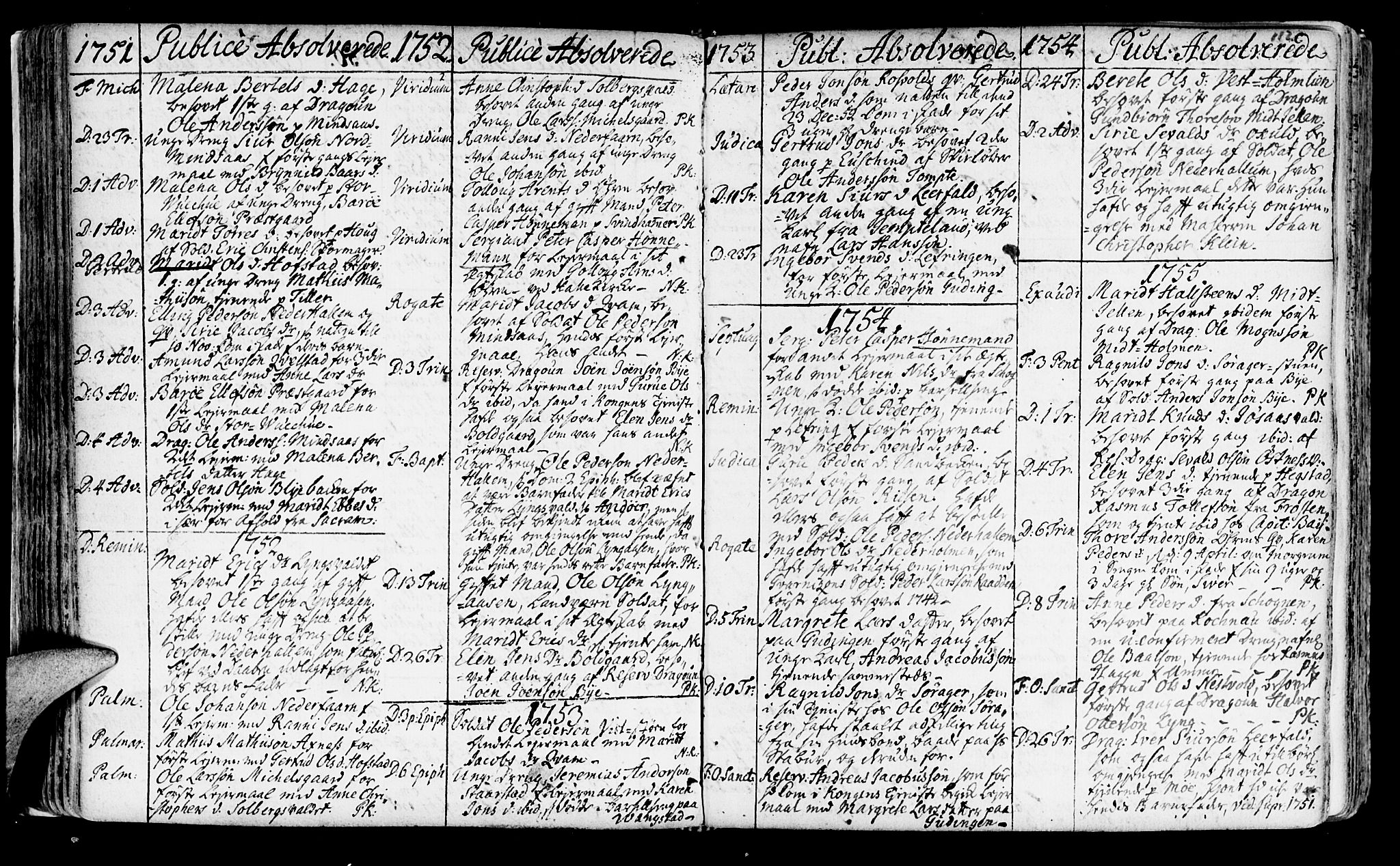 Ministerialprotokoller, klokkerbøker og fødselsregistre - Nord-Trøndelag, SAT/A-1458/723/L0231: Parish register (official) no. 723A02, 1748-1780, p. 112