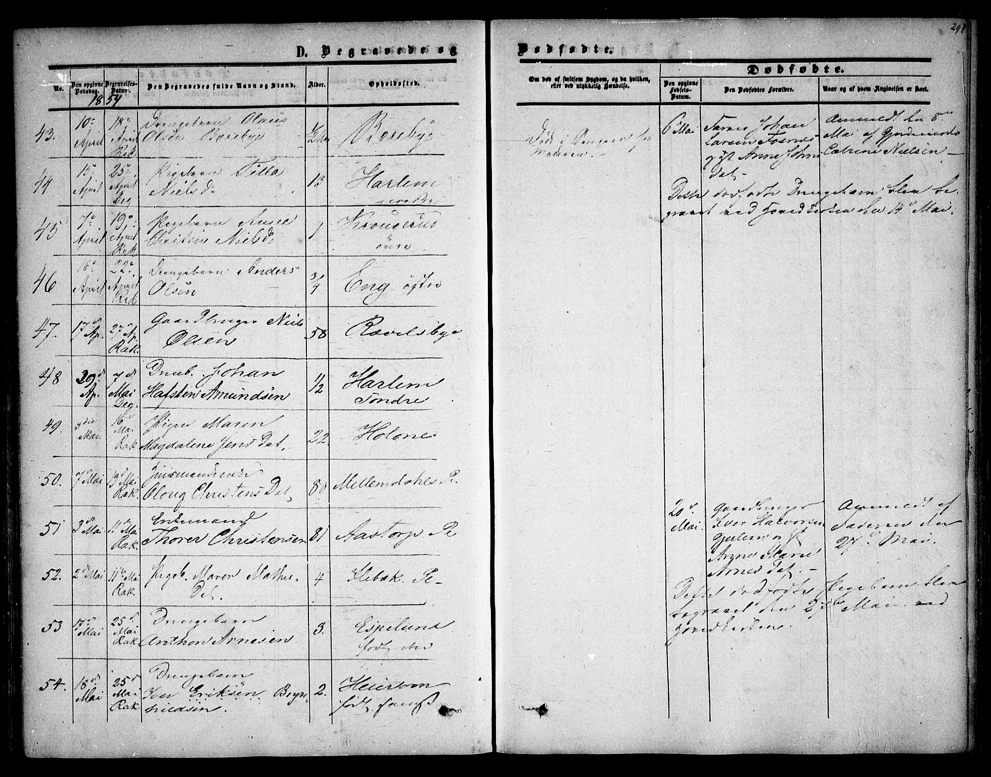 Rakkestad prestekontor Kirkebøker, AV/SAO-A-2008/F/Fa/L0009: Parish register (official) no. I 9, 1850-1856, p. 297