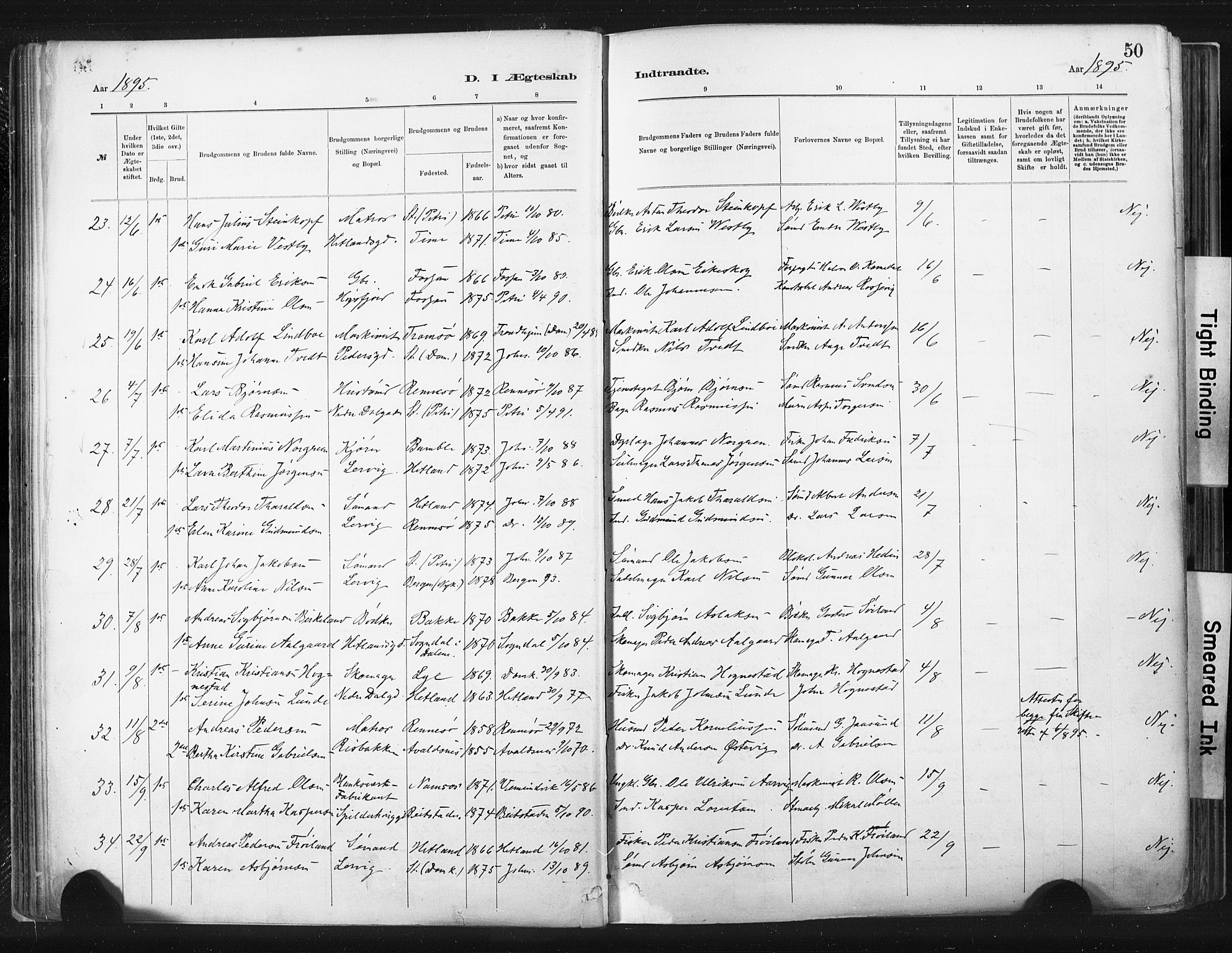 St. Johannes sokneprestkontor, SAST/A-101814/001/30/30BA/L0003: Parish register (official) no. A 3, 1885-1910, p. 50