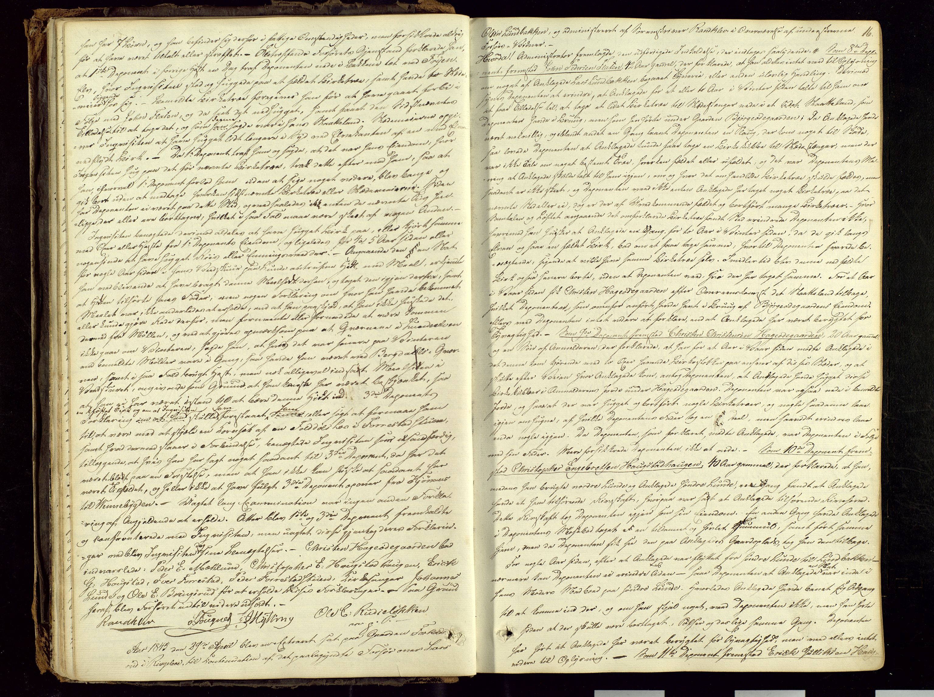 Mellom-Gudbrandsdal sorenskriveri, AV/SAH-TING-038/G/Gc/Gca/L0003: Ekstrarettsprotokoll, 1844-1849, p. 16