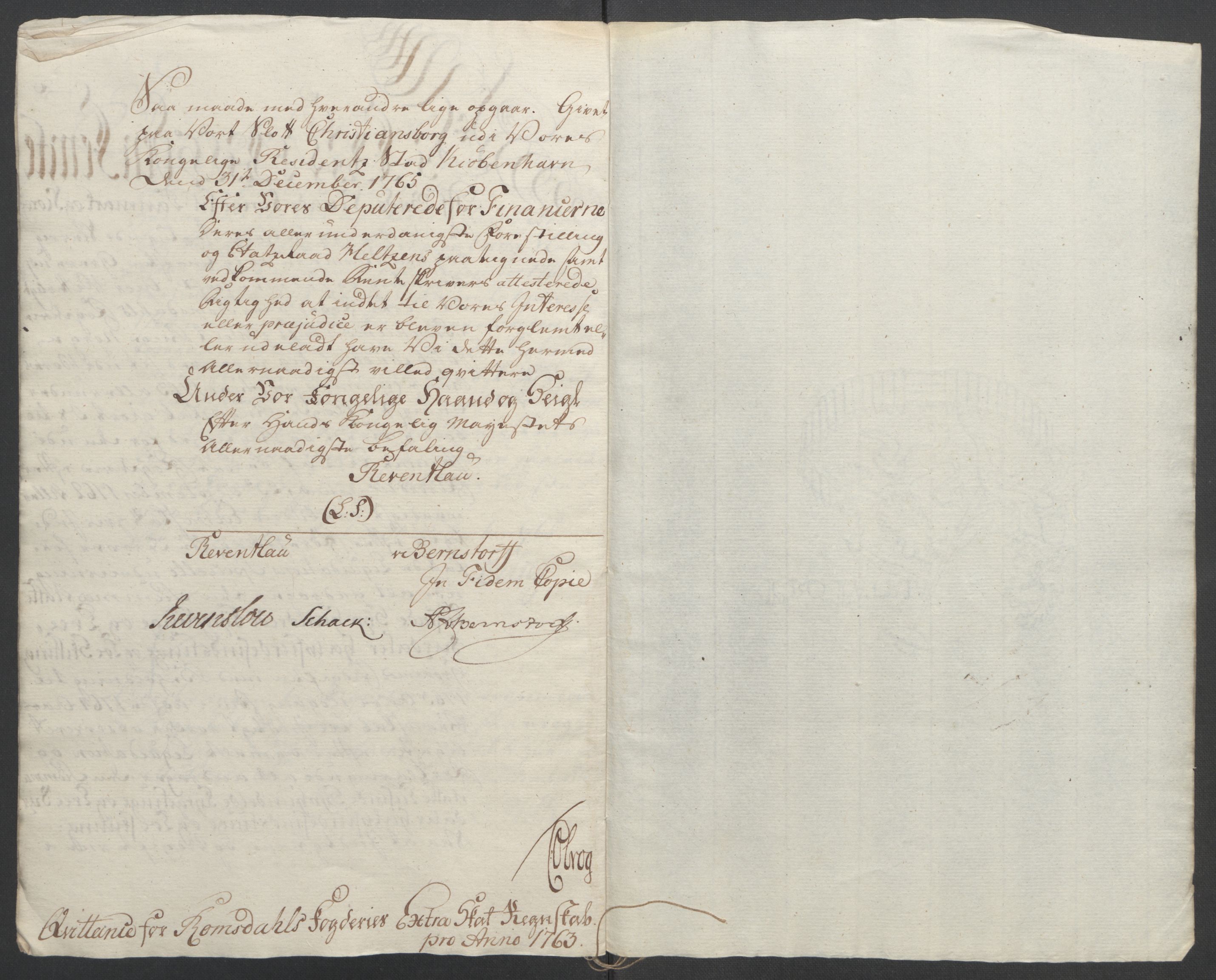 Rentekammeret inntil 1814, Reviderte regnskaper, Fogderegnskap, RA/EA-4092/R55/L3730: Ekstraskatten Romsdal, 1762-1763, p. 360