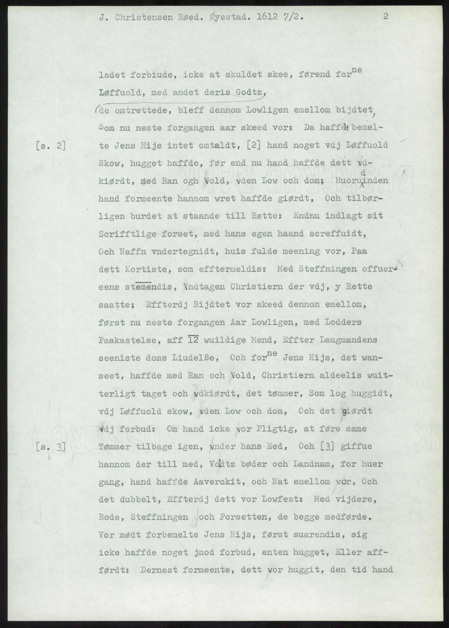 Samlinger til kildeutgivelse, Diplomavskriftsamlingen, AV/RA-EA-4053/H/Ha, p. 1783