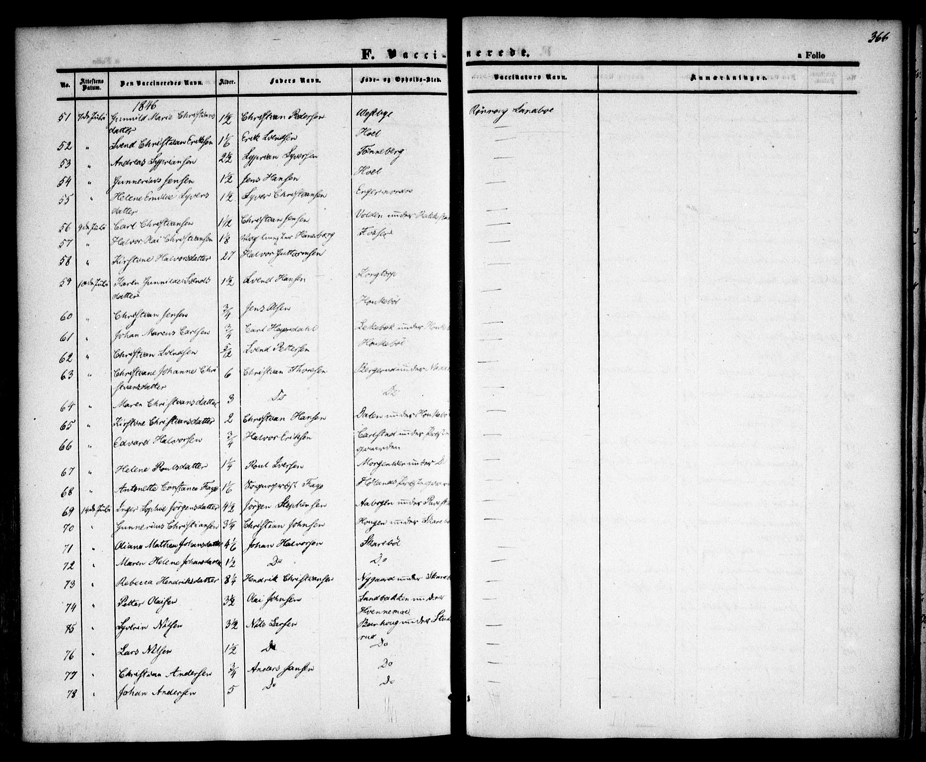 Høland prestekontor Kirkebøker, AV/SAO-A-10346a/F/Fa/L0009: Parish register (official) no. I 9, 1846-1853, p. 366