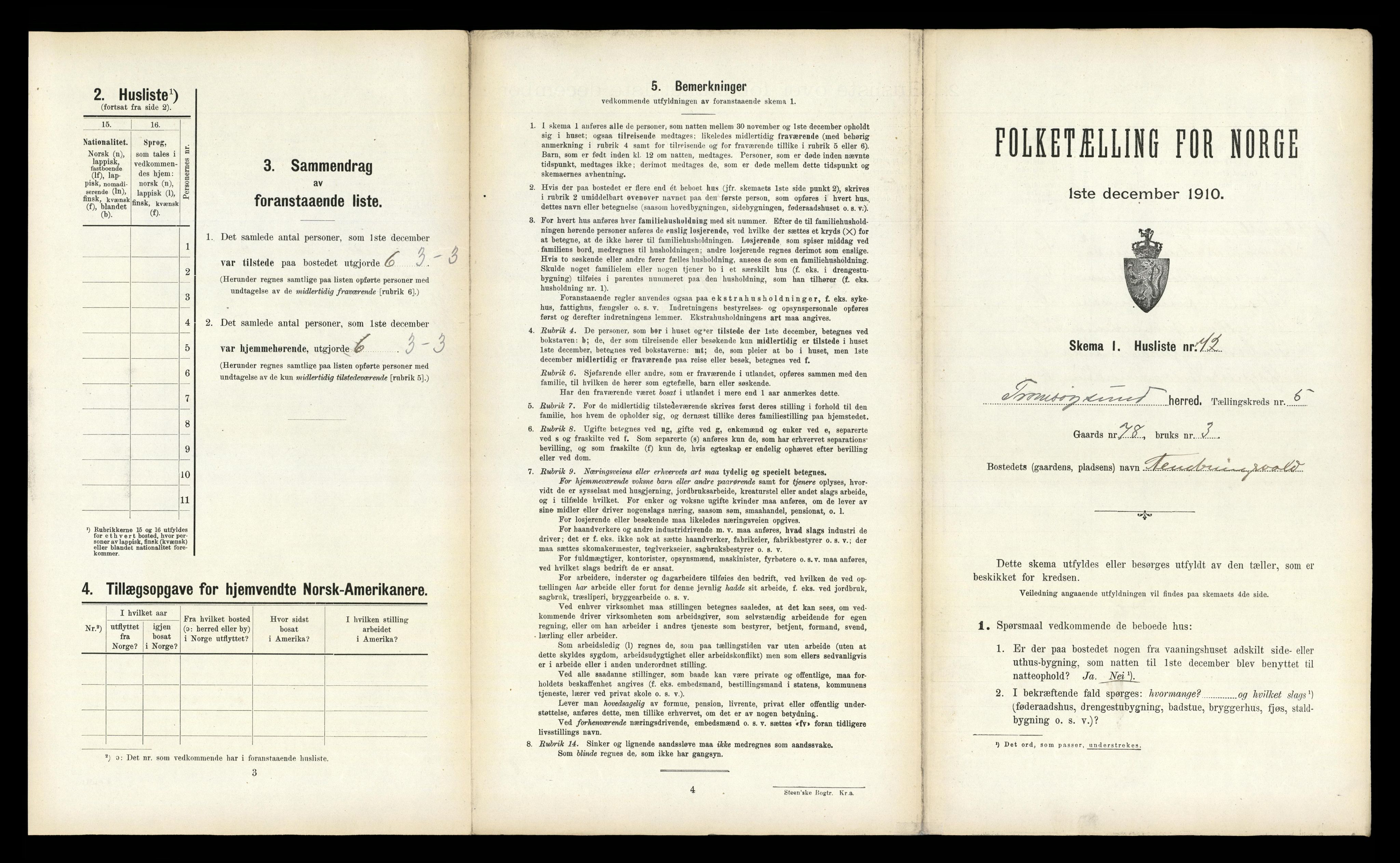 RA, 1910 census for Tromsøysund, 1910, p. 1165