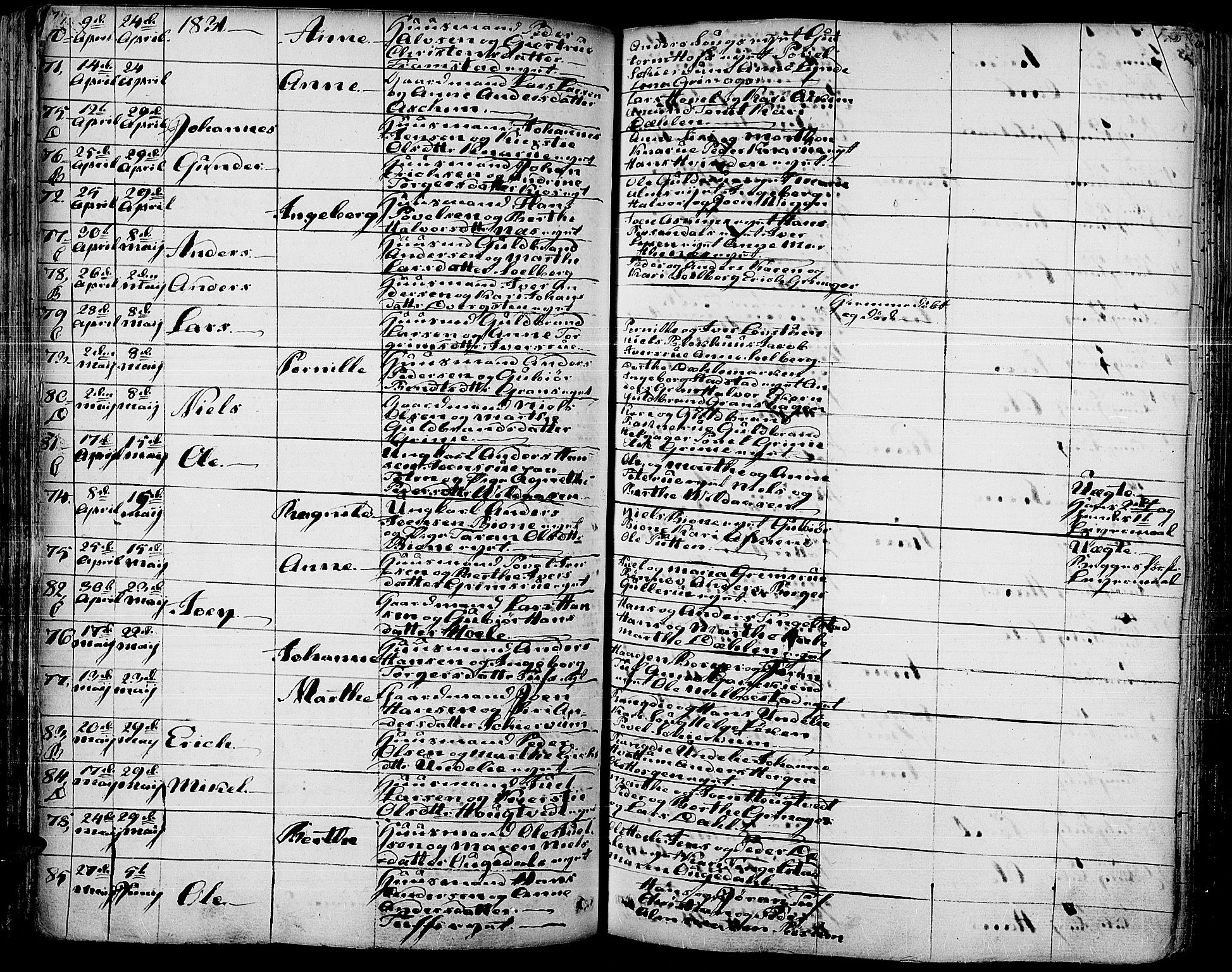 Gran prestekontor, AV/SAH-PREST-112/H/Ha/Haa/L0010: Parish register (official) no. 10, 1824-1842, p. 177-178