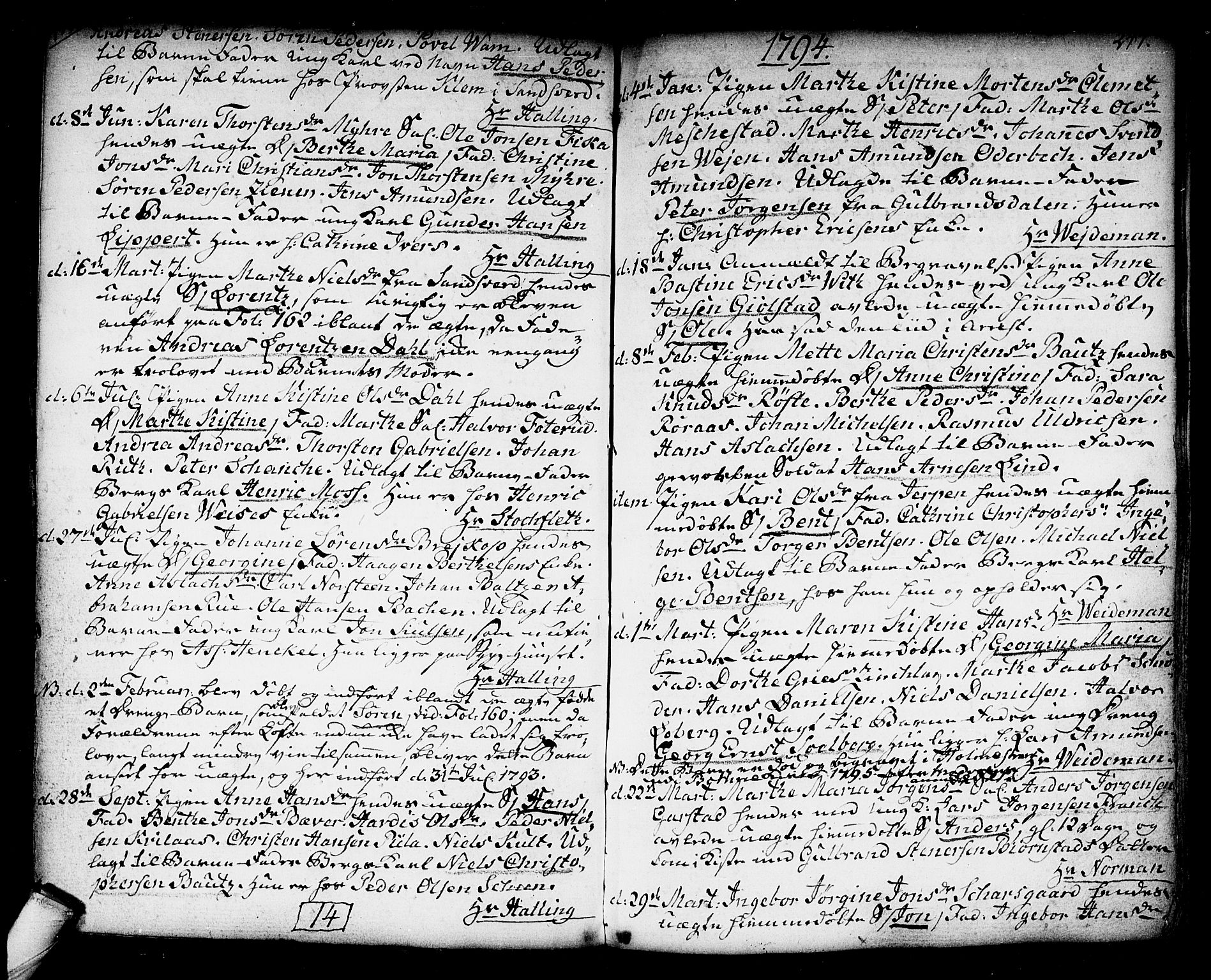 Kongsberg kirkebøker, SAKO/A-22/F/Fa/L0006: Parish register (official) no. I 6, 1783-1797, p. 247