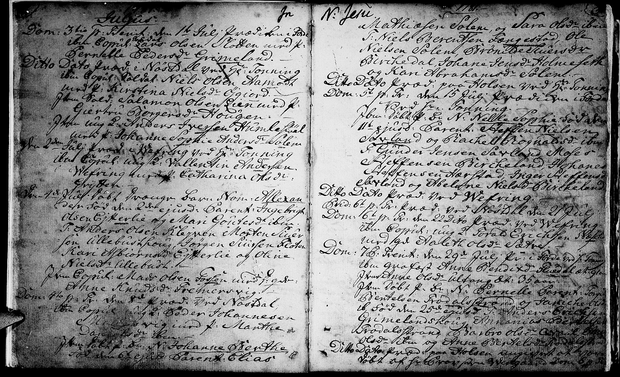 Førde sokneprestembete, SAB/A-79901/H/Haa/Haaa/L0004: Parish register (official) no. A 4, 1781-1803, p. 2-3