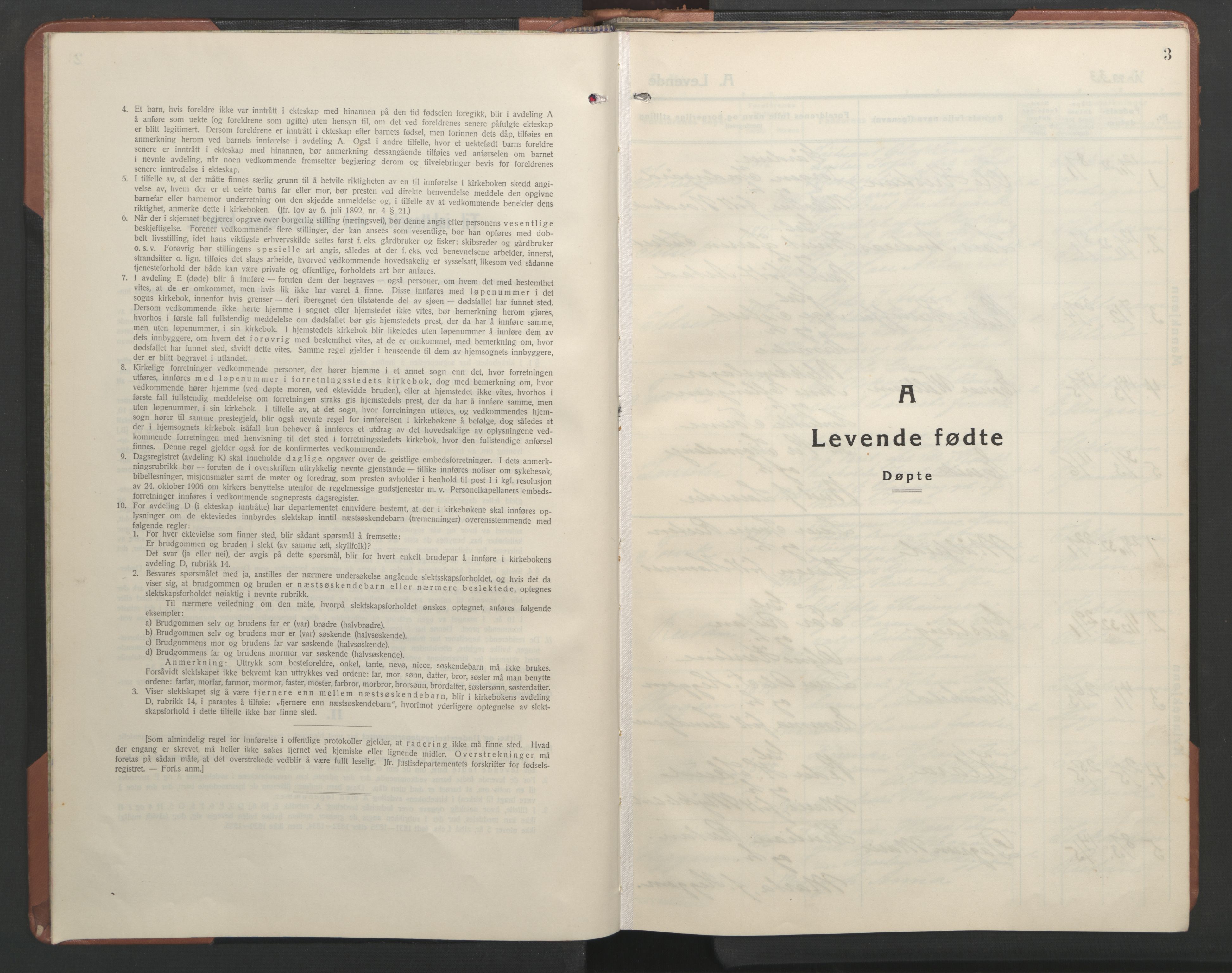Ministerialprotokoller, klokkerbøker og fødselsregistre - Møre og Romsdal, AV/SAT-A-1454/584/L0971: Parish register (copy) no. 584C04, 1933-1946, p. 3