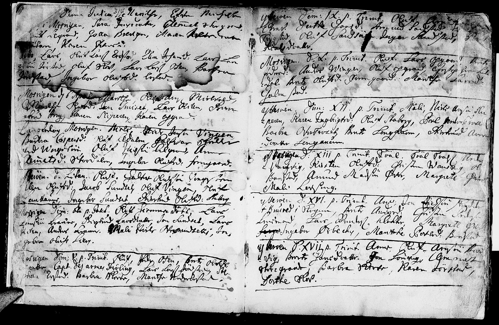Ministerialprotokoller, klokkerbøker og fødselsregistre - Nord-Trøndelag, SAT/A-1458/722/L0215: Parish register (official) no. 722A02, 1718-1755, p. 2