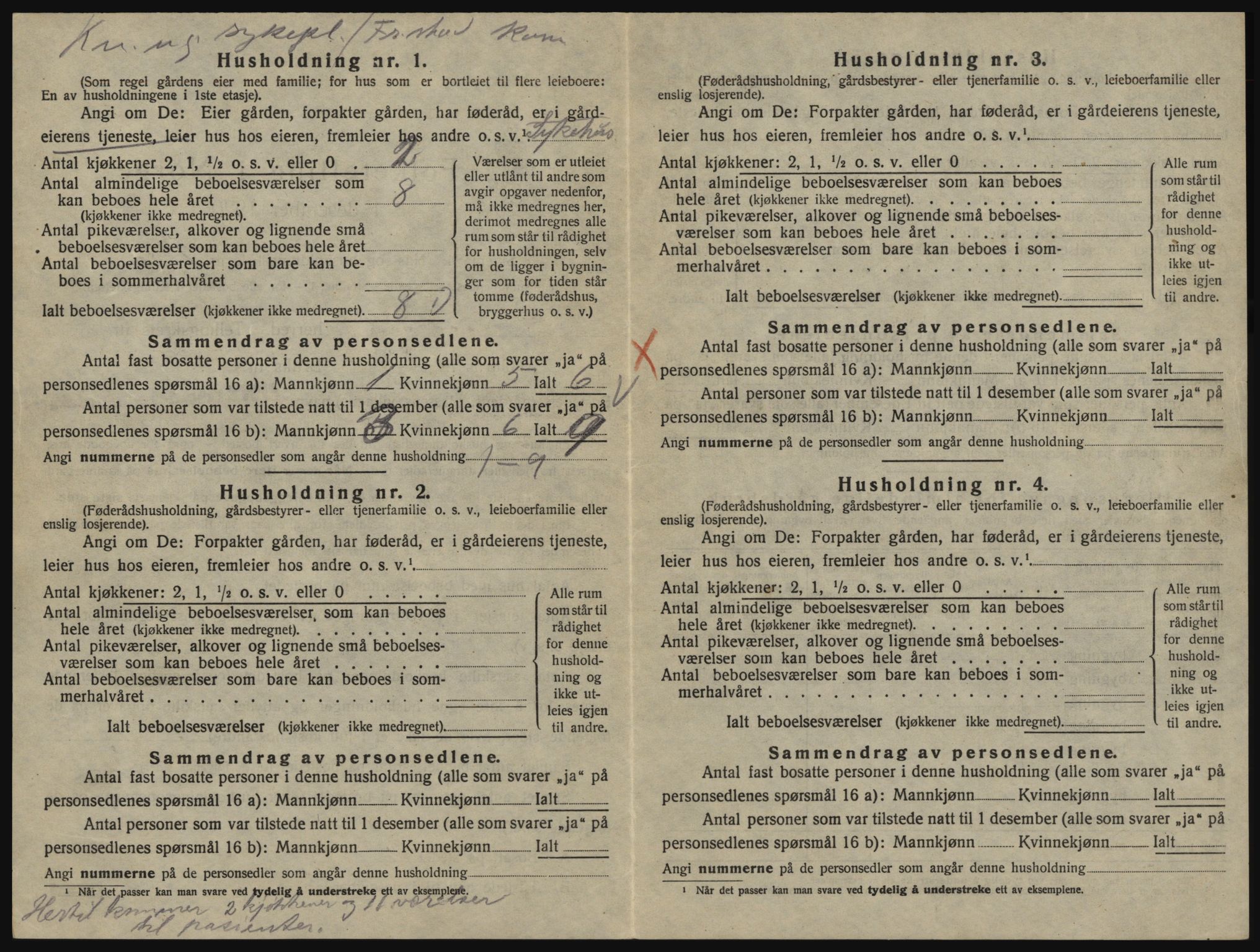 SAO, 1920 census for Glemmen, 1920, p. 2732