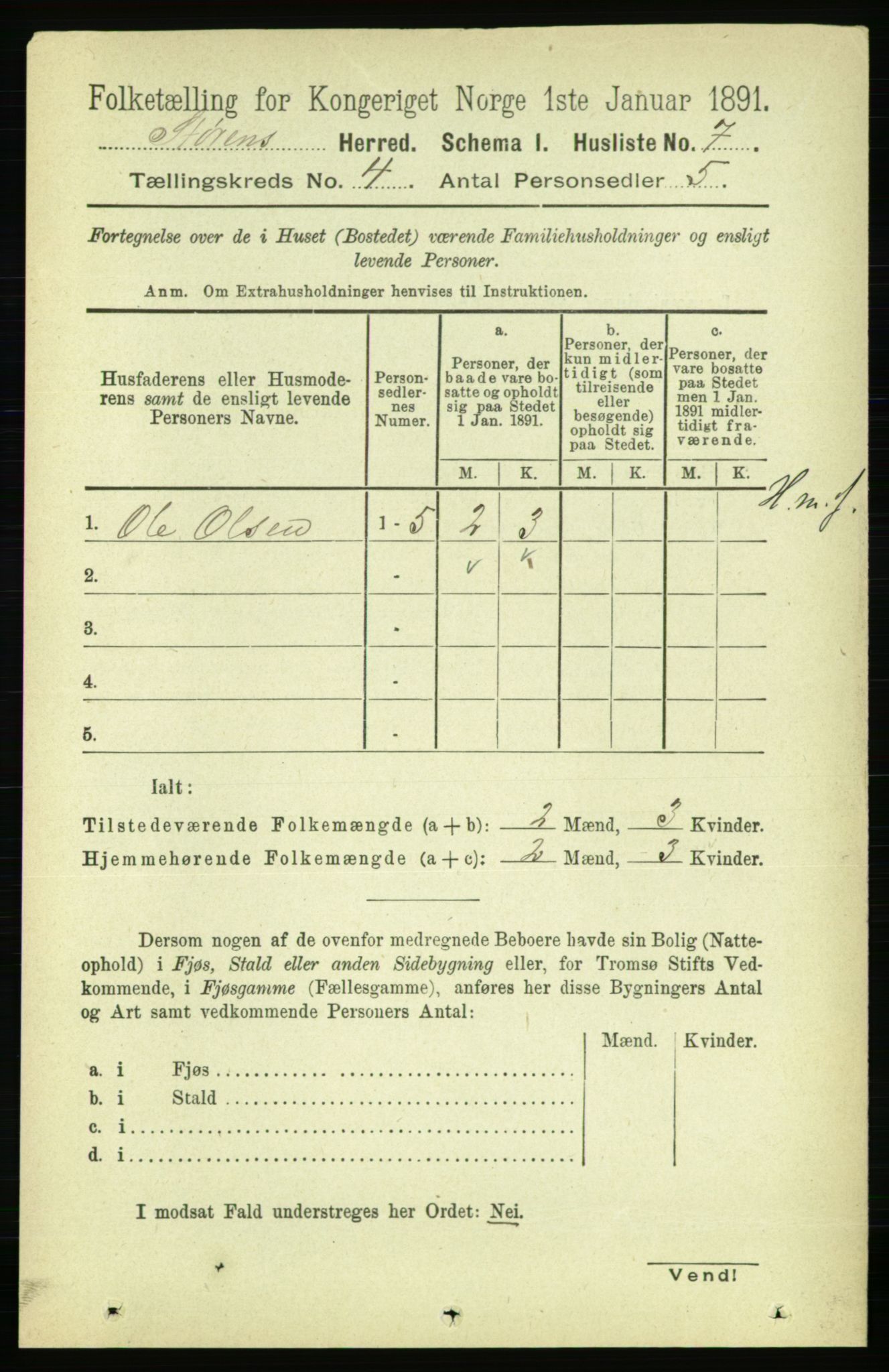 RA, 1891 census for 1648 Støren, 1891, p. 1210