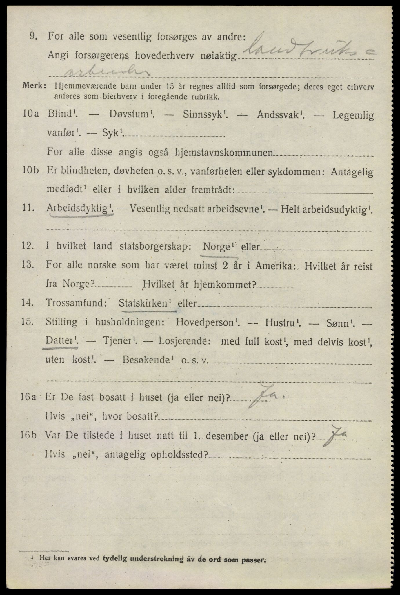 SAO, 1920 census for Spydeberg, 1920, p. 6136