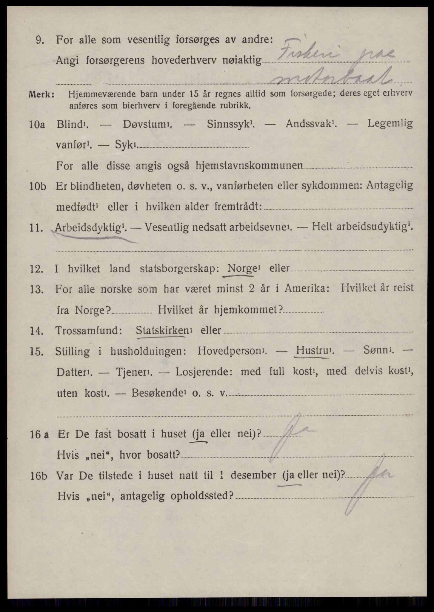 SAT, 1920 census for Vigra, 1920, p. 1981