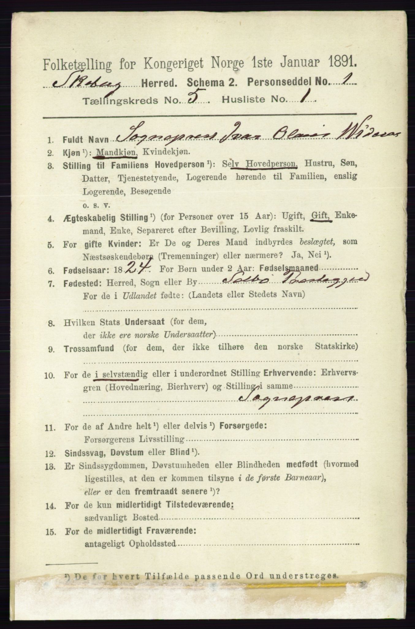 RA, 1891 census for 0115 Skjeberg, 1891, p. 2276