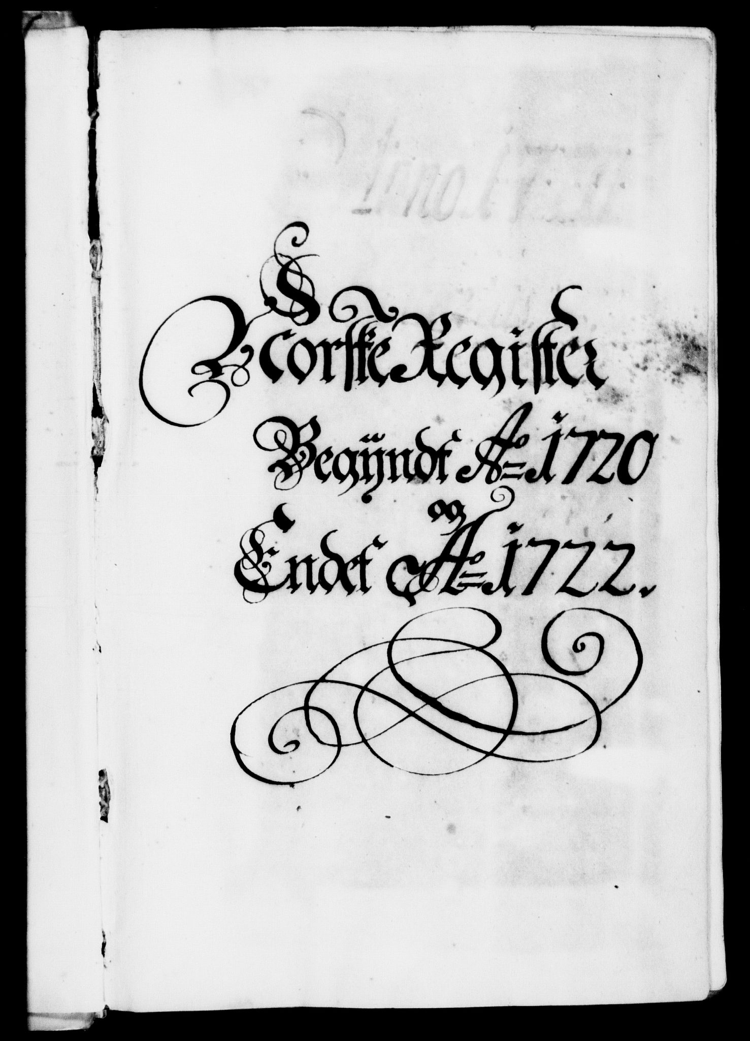 Danske Kanselli 1572-1799, AV/RA-EA-3023/F/Fc/Fca/Fcaa/L0023: Norske registre, 1720-1722