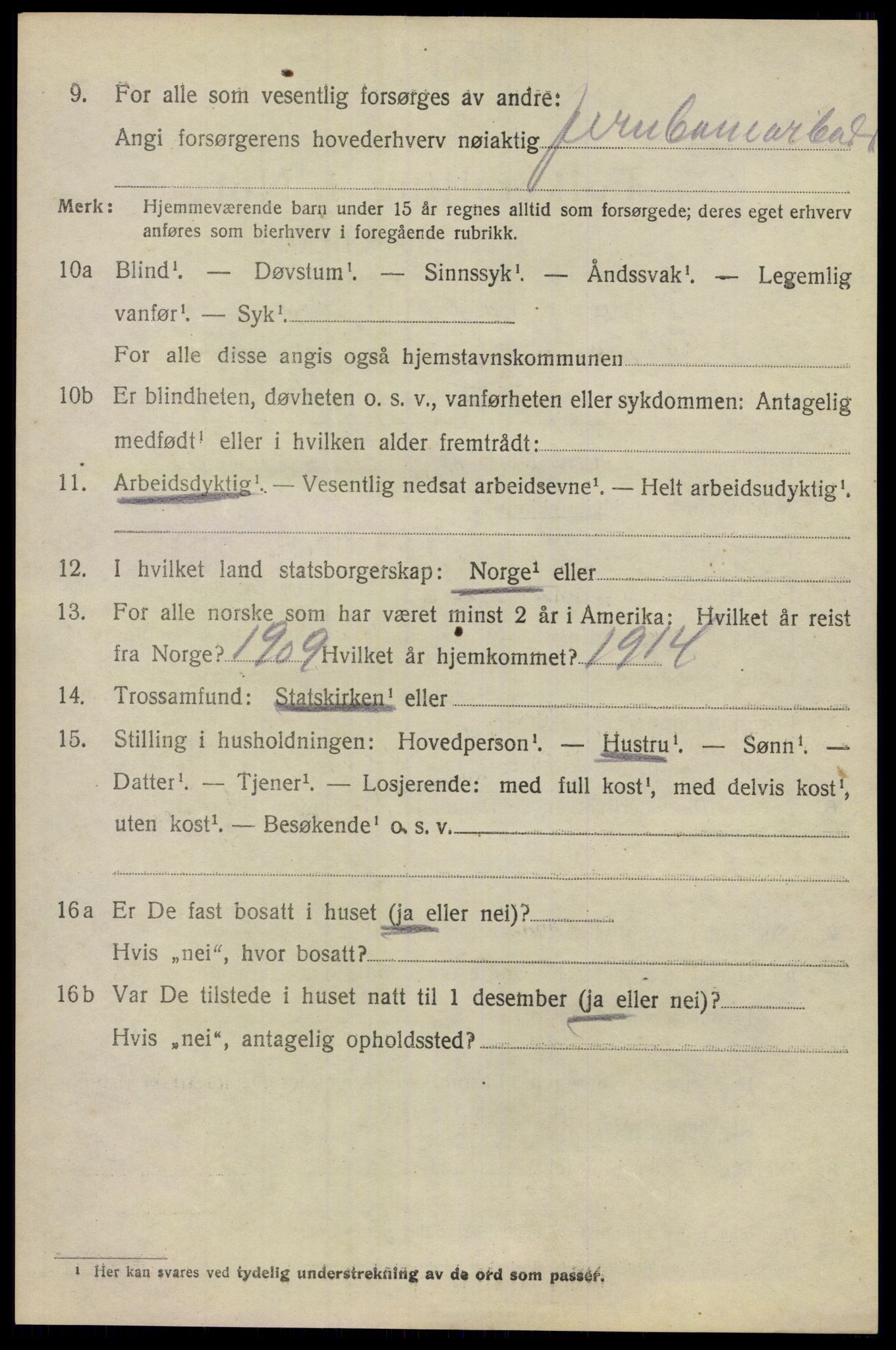 SAO, 1920 census for Eidsvoll, 1920, p. 19542