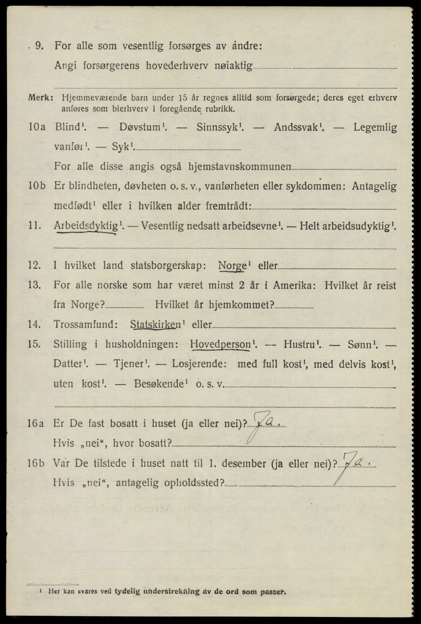 SAO, 1920 census for Nesodden, 1920, p. 5354