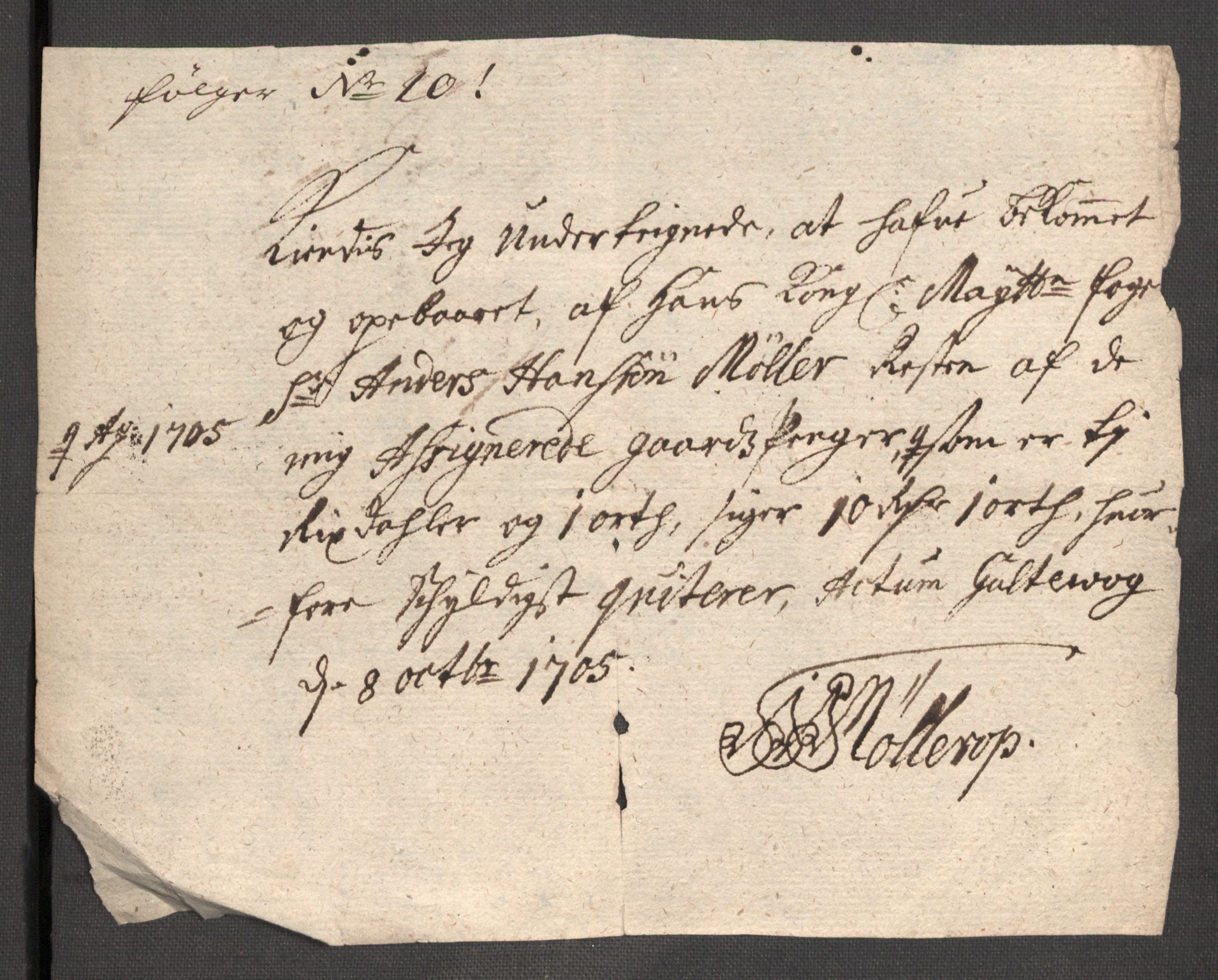 Rentekammeret inntil 1814, Reviderte regnskaper, Fogderegnskap, RA/EA-4092/R54/L3560: Fogderegnskap Sunnmøre, 1704-1705, p. 437