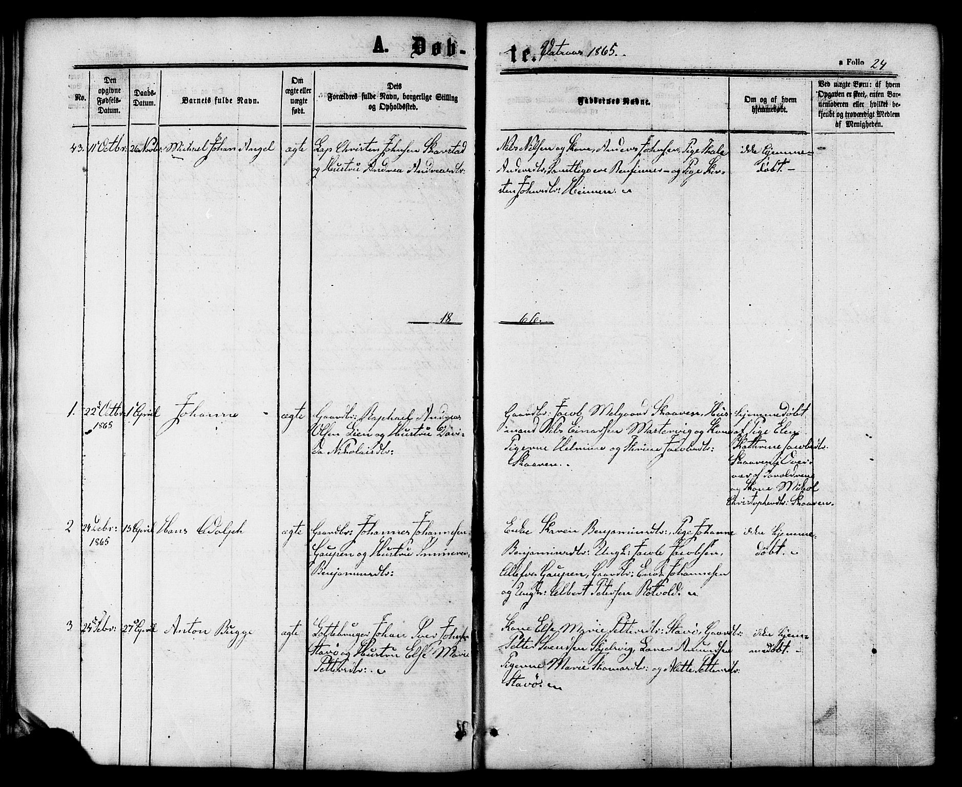 Ministerialprotokoller, klokkerbøker og fødselsregistre - Nordland, SAT/A-1459/810/L0146: Parish register (official) no. 810A08 /1, 1862-1874, p. 24