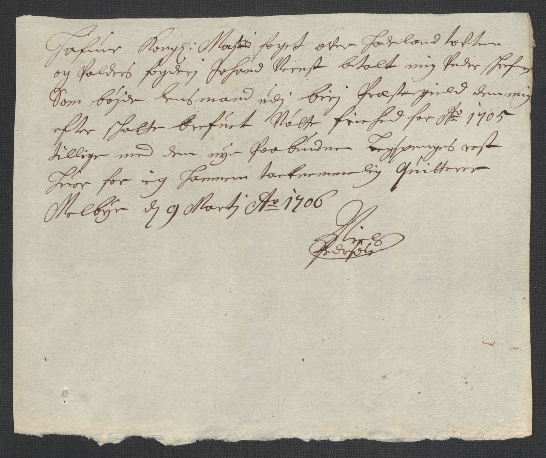 Rentekammeret inntil 1814, Reviderte regnskaper, Fogderegnskap, AV/RA-EA-4092/R18/L1303: Fogderegnskap Hadeland, Toten og Valdres, 1705, p. 59