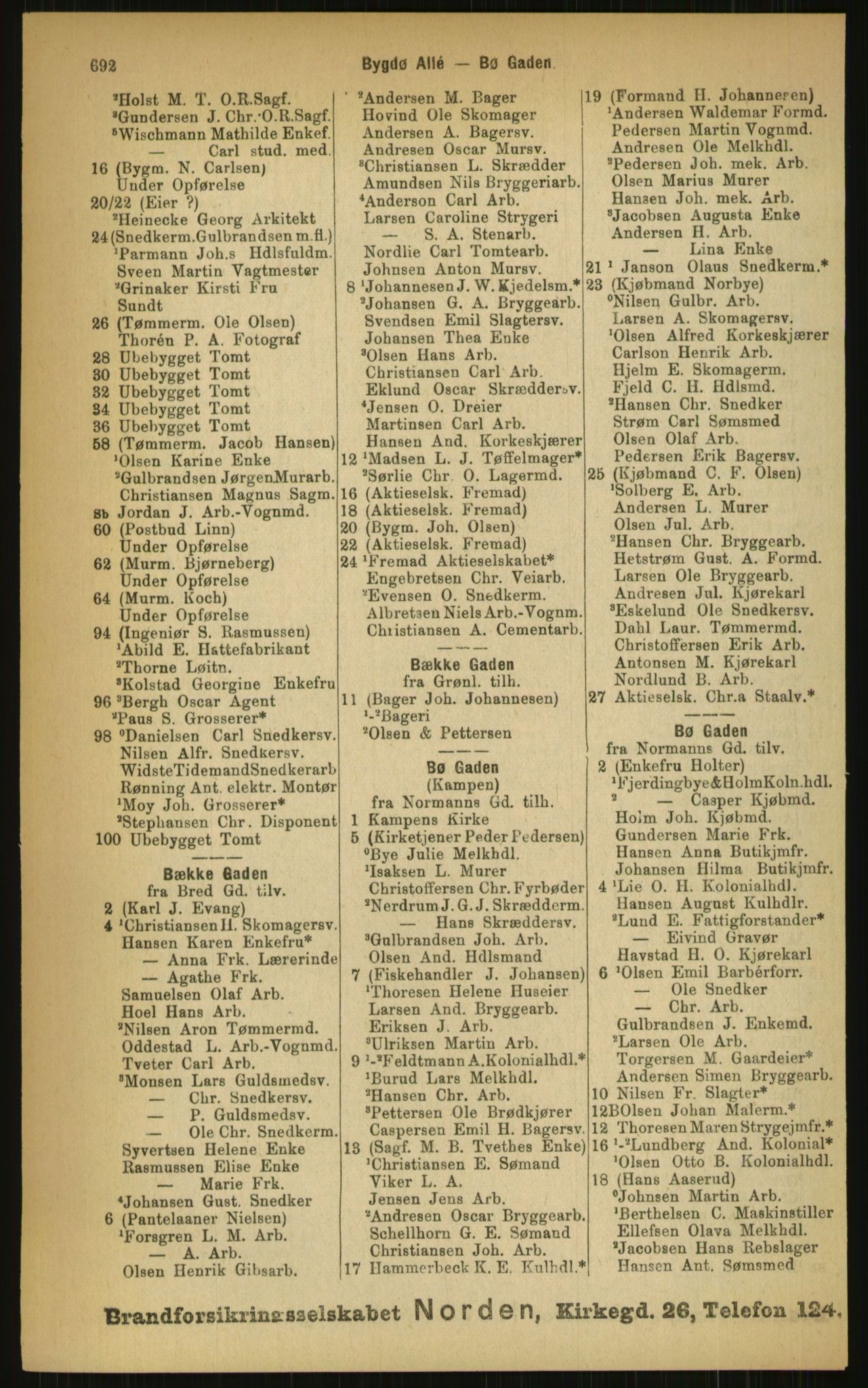 Kristiania/Oslo adressebok, PUBL/-, 1899, p. 692